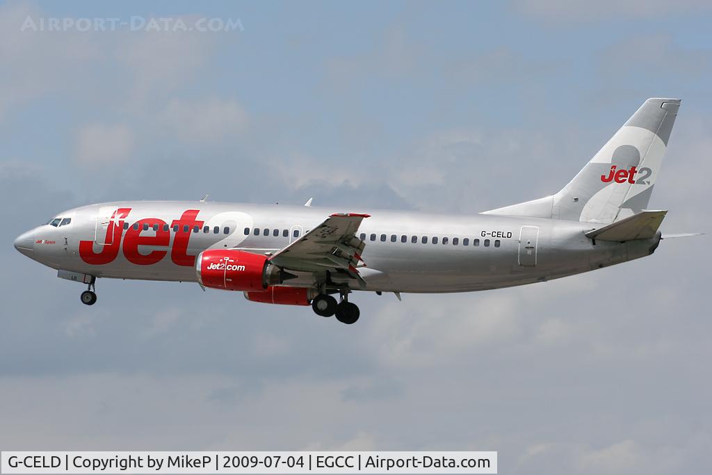 G-CELD, 1987 Boeing 737-33A C/N 23832, Still in old/original Jet 2 colours.