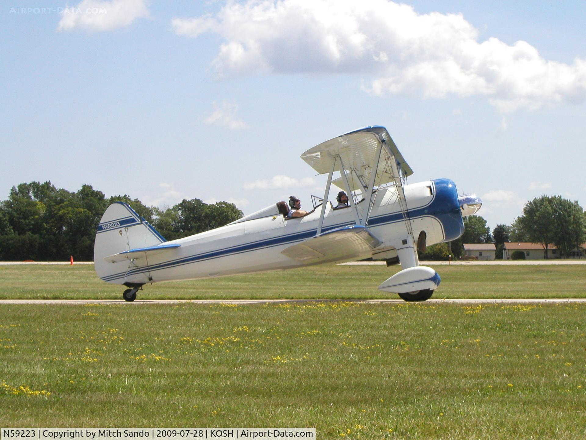 N59223, 1942 Boeing A75N1(PT17) C/N 75-2740, EAA AirVenture 2009.