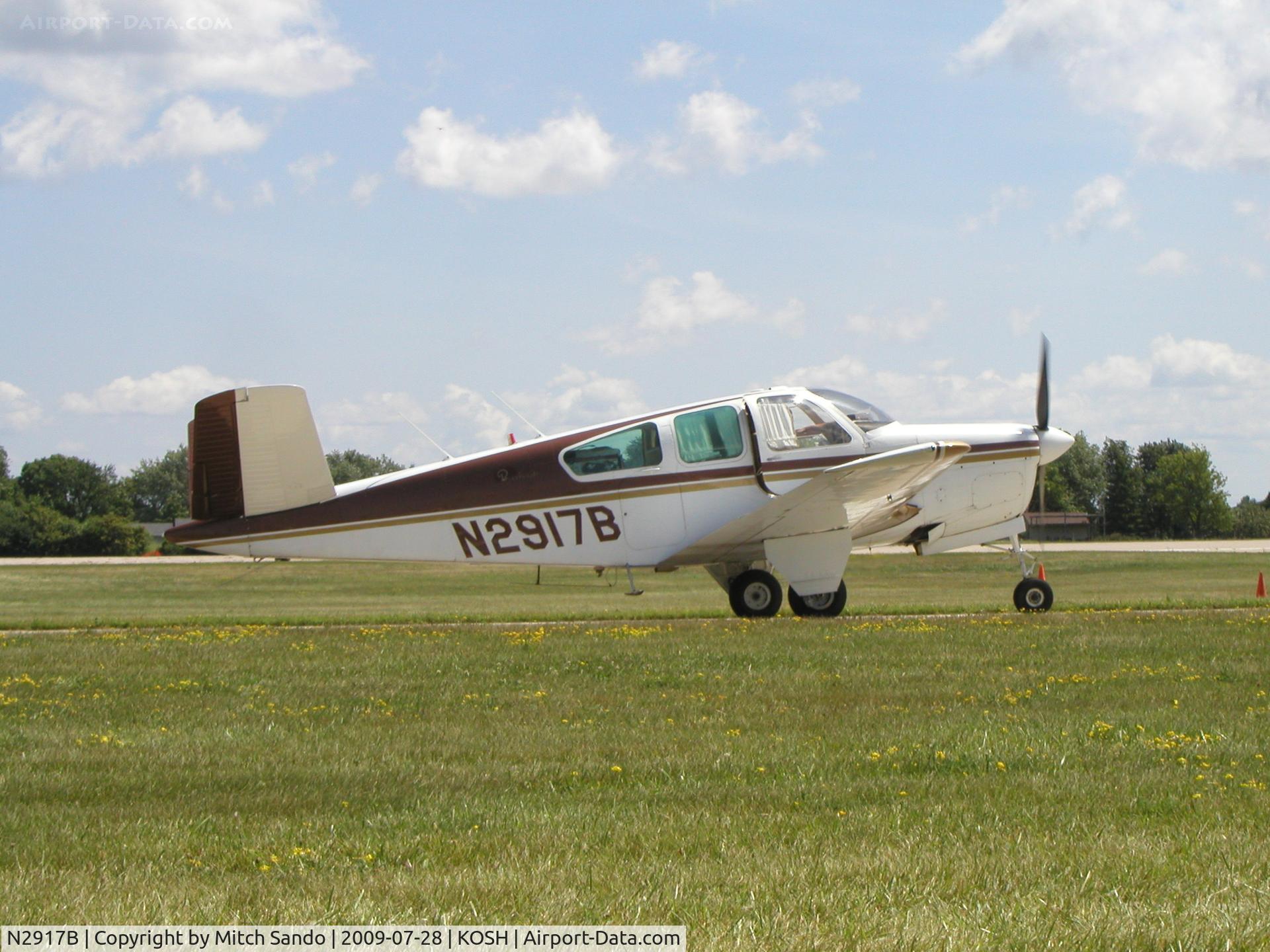 N2917B, 1953 Beech D35 C/N D-3558, EAA AirVenture 2009.