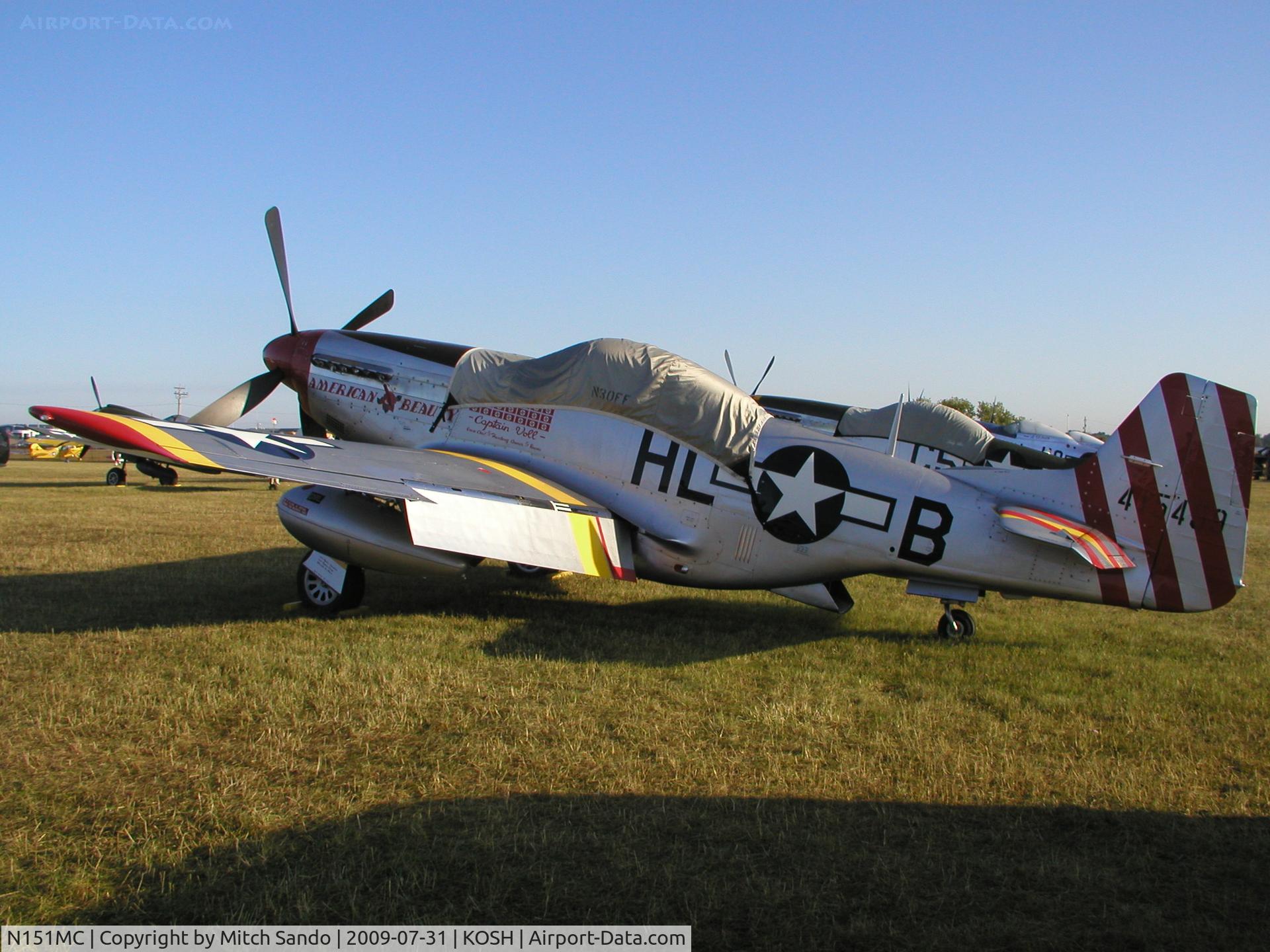 N151MC, 1968 North American F-51D Mustang Mustang C/N AF6722581, EAA AirVenture 2009.