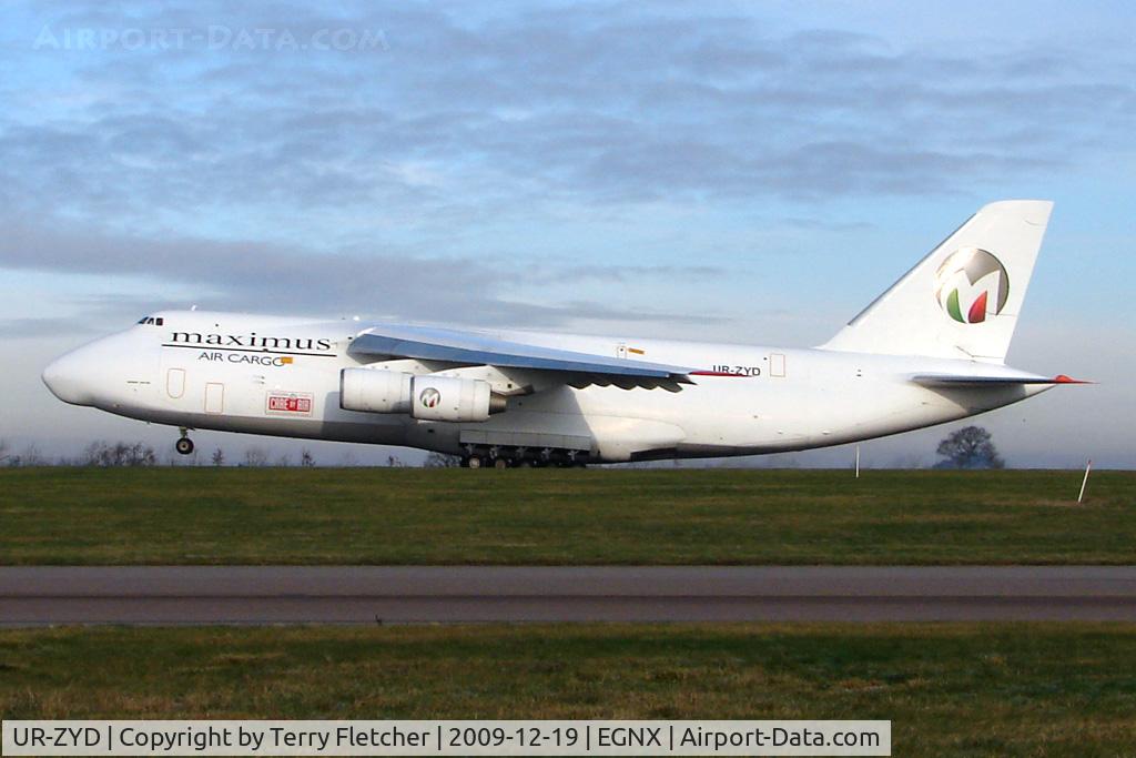 UR-ZYD, 2003 Antonov An-124-100 Ruslan C/N 19530502843, Maximus Cargo AN124 makes a welcome visit to East Midlands