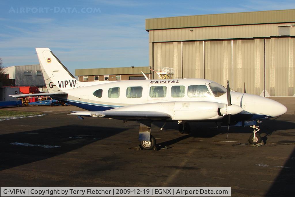 G-VIPW, 1979 Piper PA-31-350 Chieftain C/N 31-7952129, Piper Navajo of Capital at East Midlands