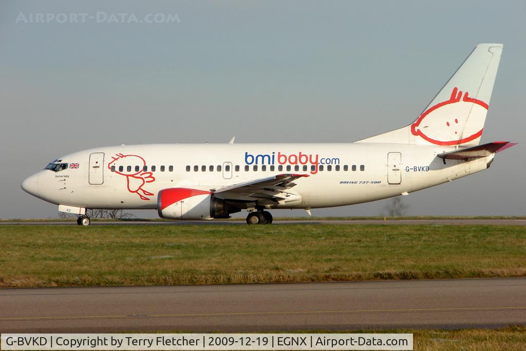 G-BVKD, 1992 Boeing 737-59D C/N 26421, BMI Baby B737 at East Midlands