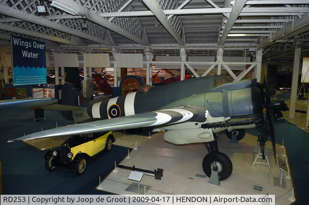 RD253, Bristol Beaufighter TF.X C/N Not found RD253, The Beaufighter TF.X was the main British anti shipping aircraft of WWII. Expecially fitted with rocket armament it was deadly for surface ships.