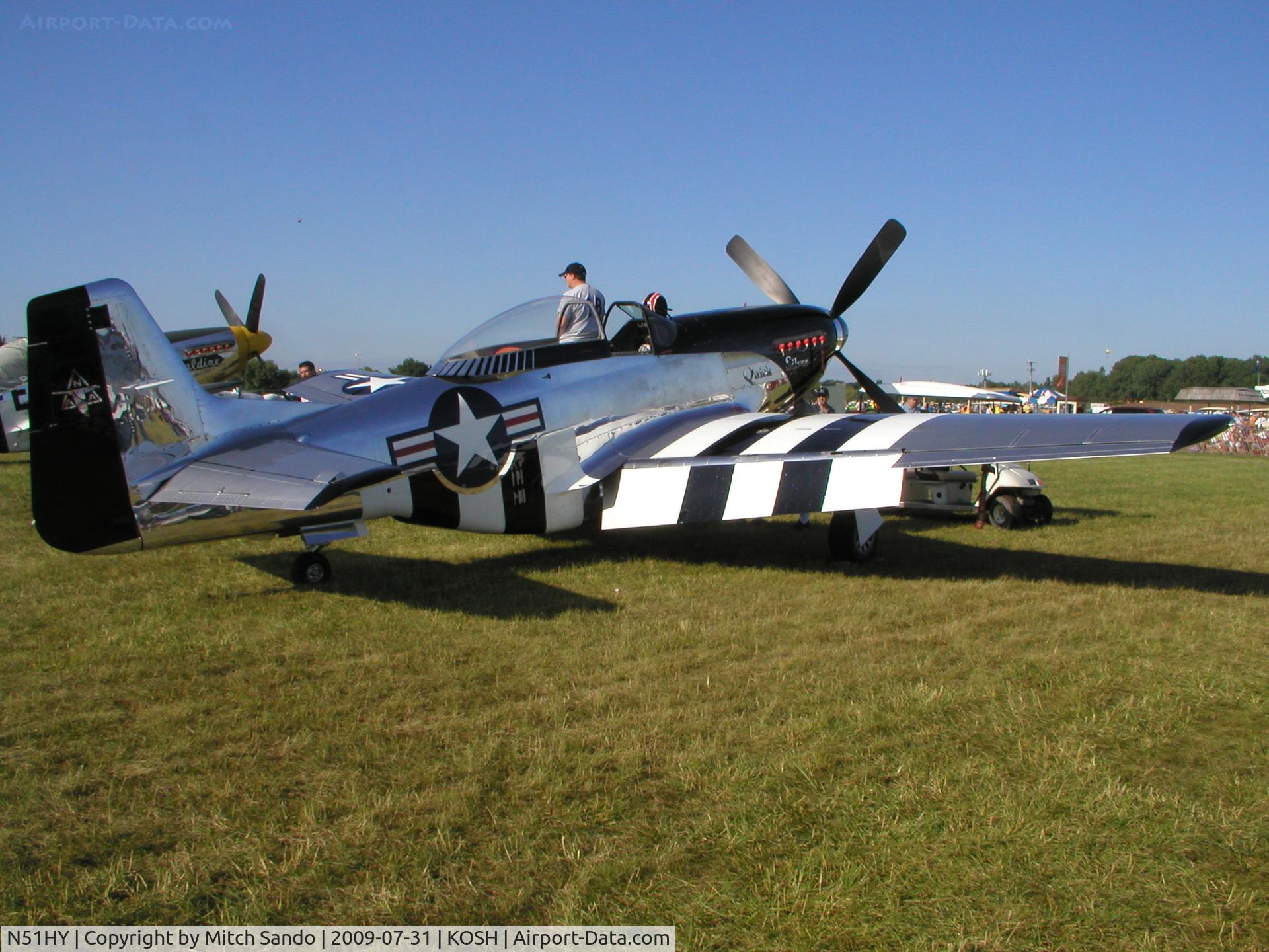 N51HY, 1944 North American P-51D Mustang C/N 124-48192, EAA AirVenture 2009.