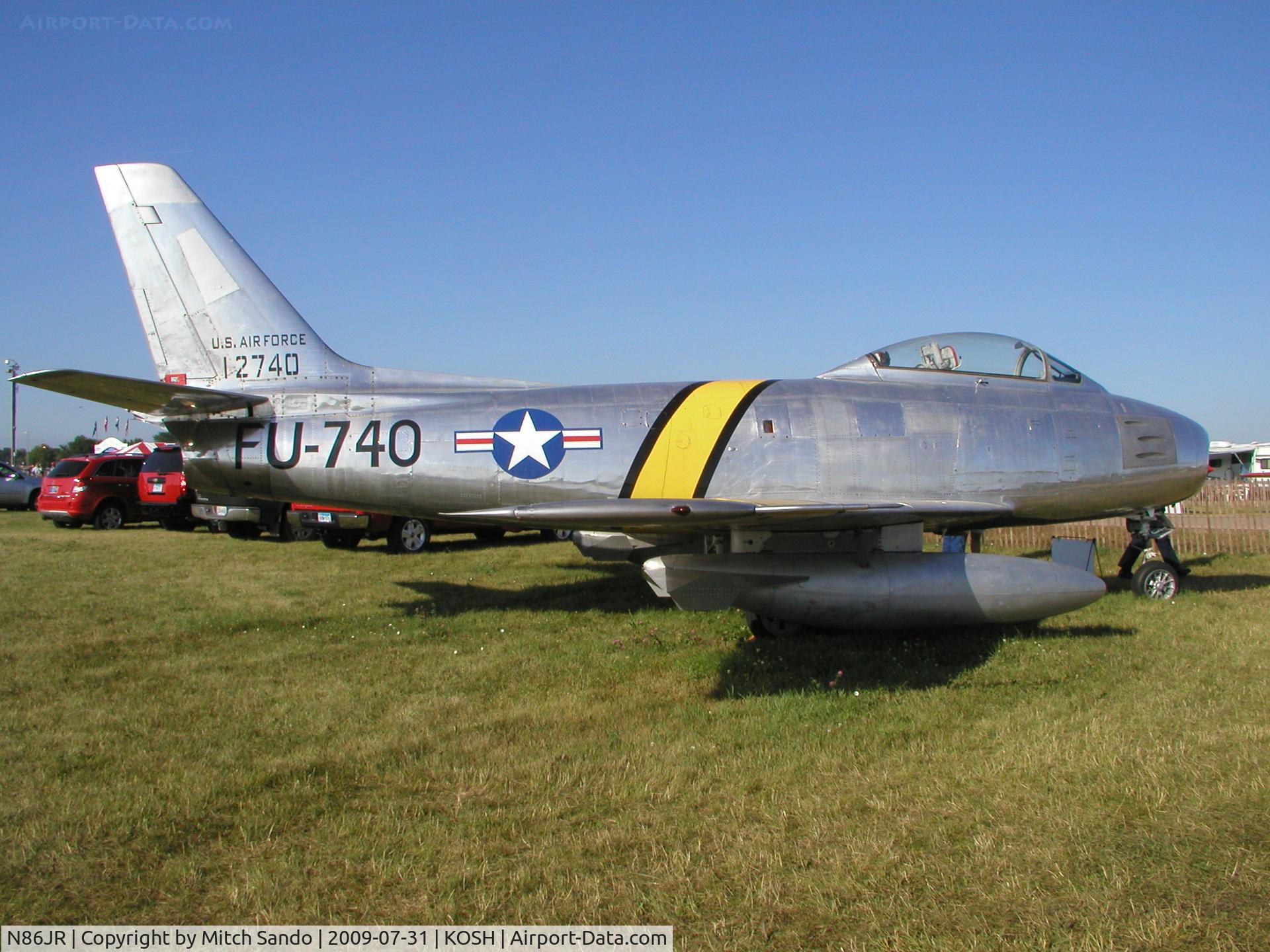 N86JR, 1954 Canadair CL-13 Sabre 5 C/N 1120, EAA AirVenture 2009.