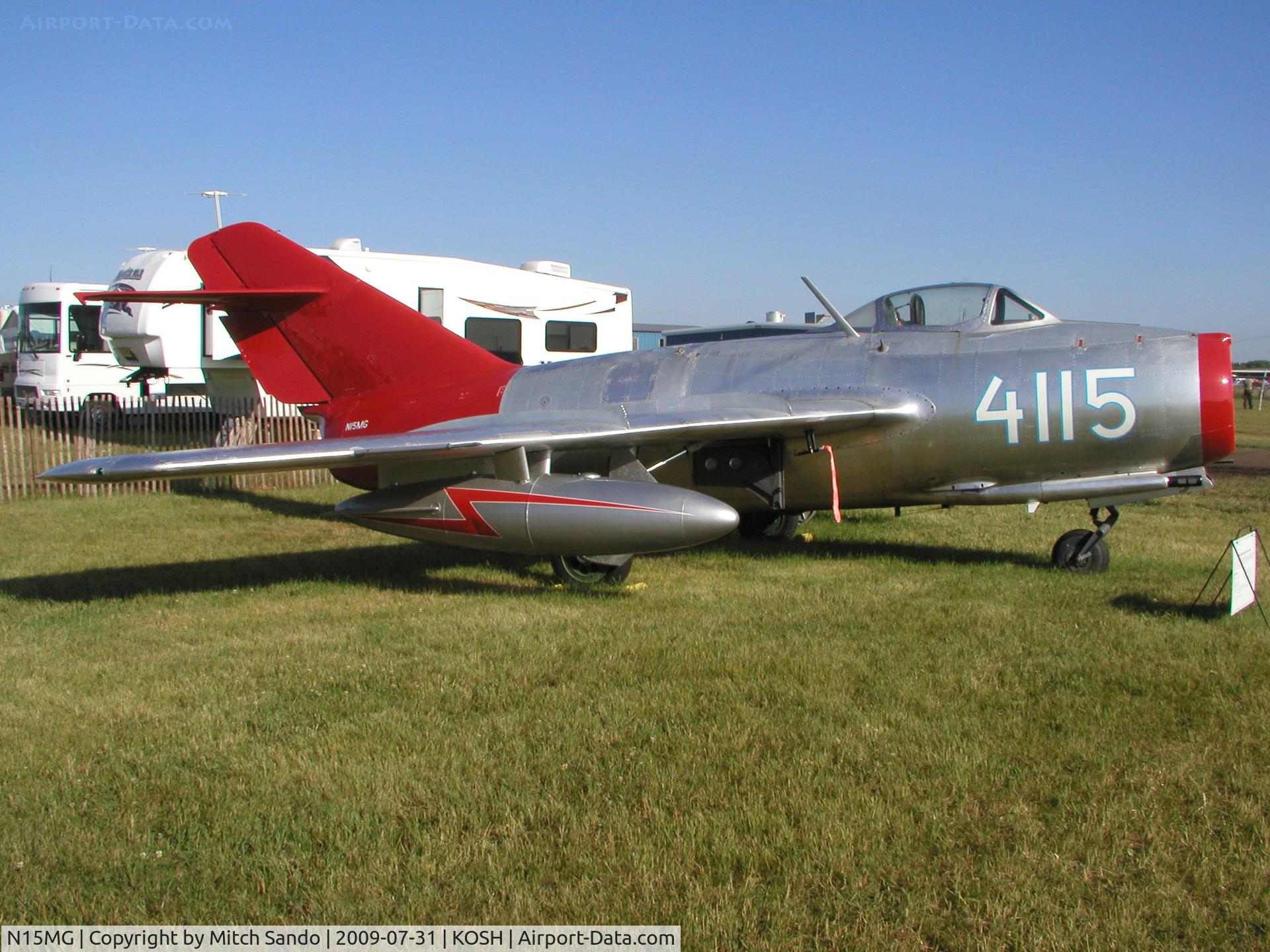 N15MG, 1954 Mikoyan-Gurevich MiG-15bis C/N 1411, EAA AirVenture 2009.