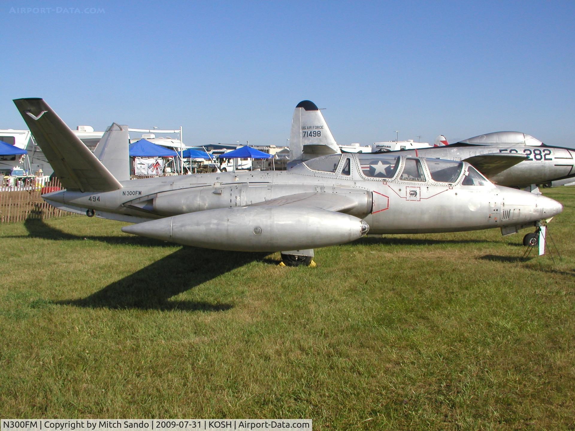 N300FM, Fouga CM-170R Magister C/N 494, EAA AirVenture 2009.