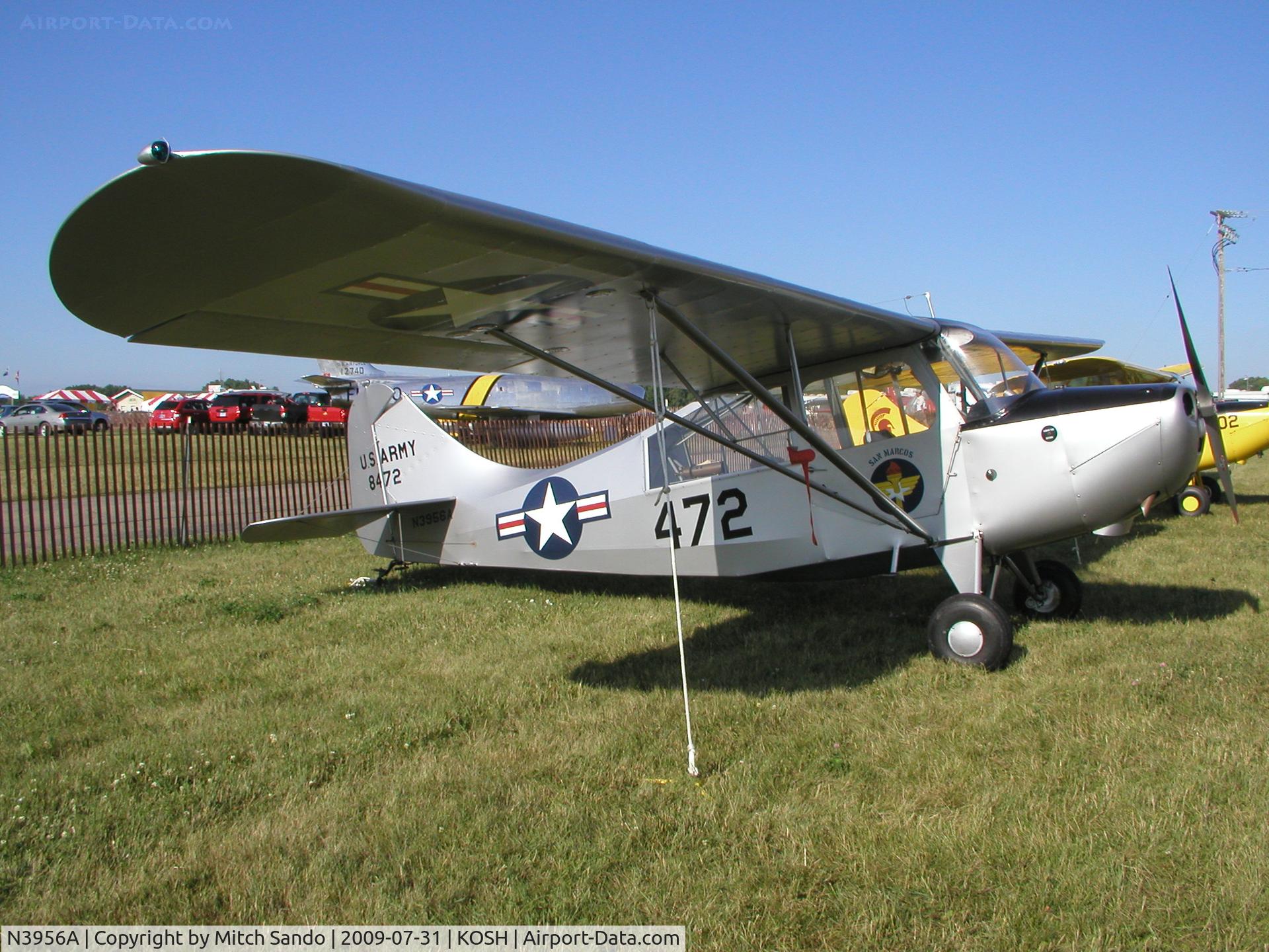 N3956A, Aeronca L-16B (7CCM) C/N 7CCM-50, EAA AirVenture 2009.