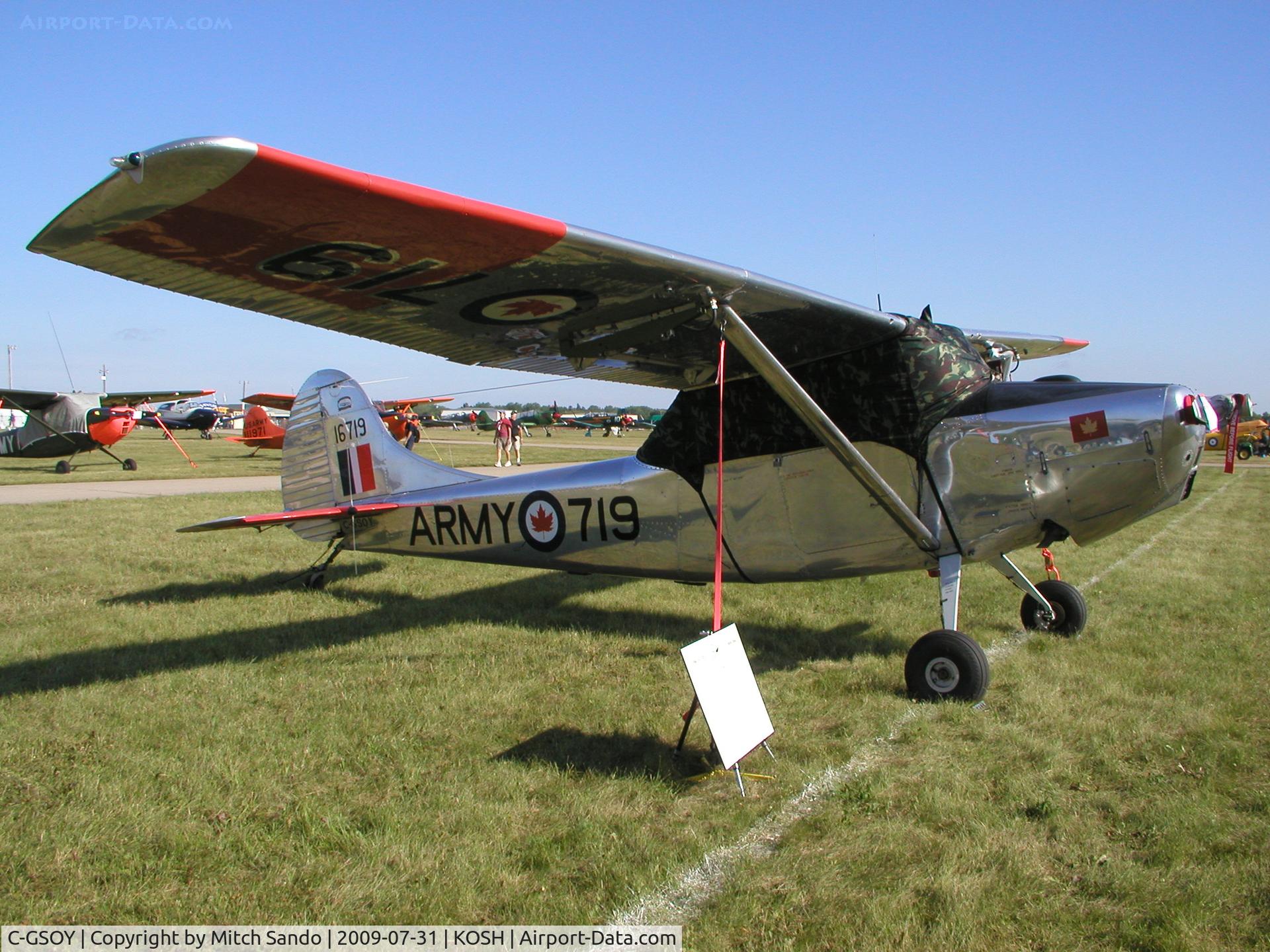 C-GSOY, 1953 Cessna 305A C/N 22774, EAA AirVenture 2009.