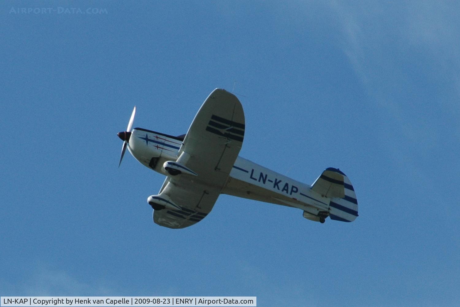 LN-KAP, Mudry CAP-10B C/N 130, Aerobatic CAP 10B of Nedre Romerike Flyklubb at Rygge air force base, Norway.