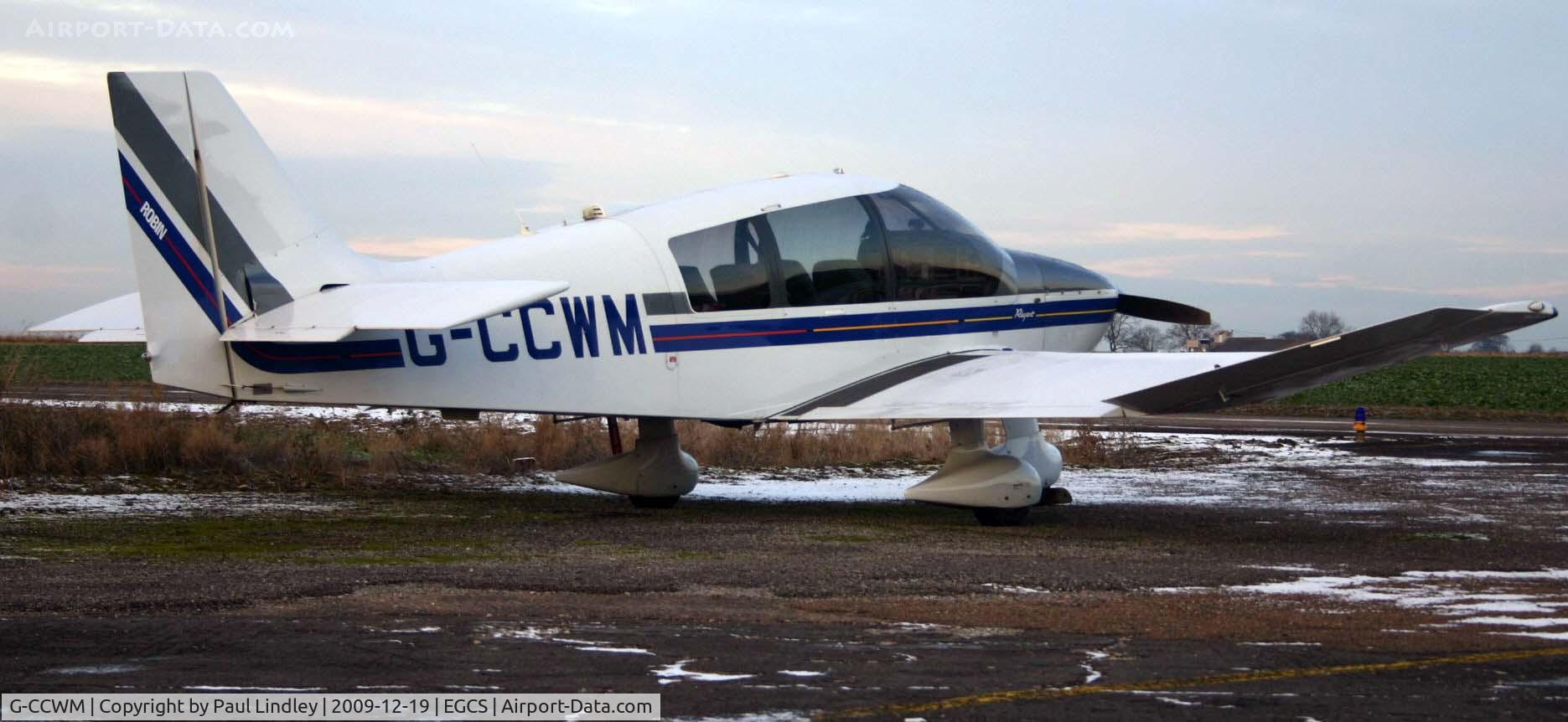 G-CCWM, 2000 Robin DR-400-180 Regent Regent C/N 2457, Ready for dusk
