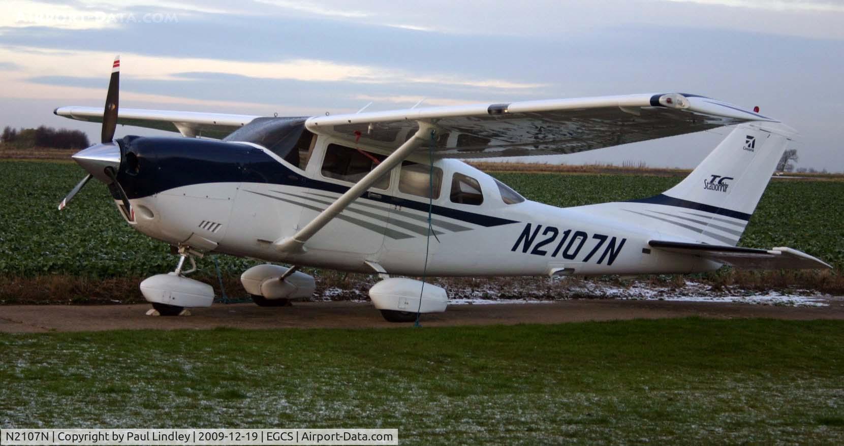 N2107N, 2004 Cessna T206H Turbo Stationair C/N T20608450, At rest in the English snow !