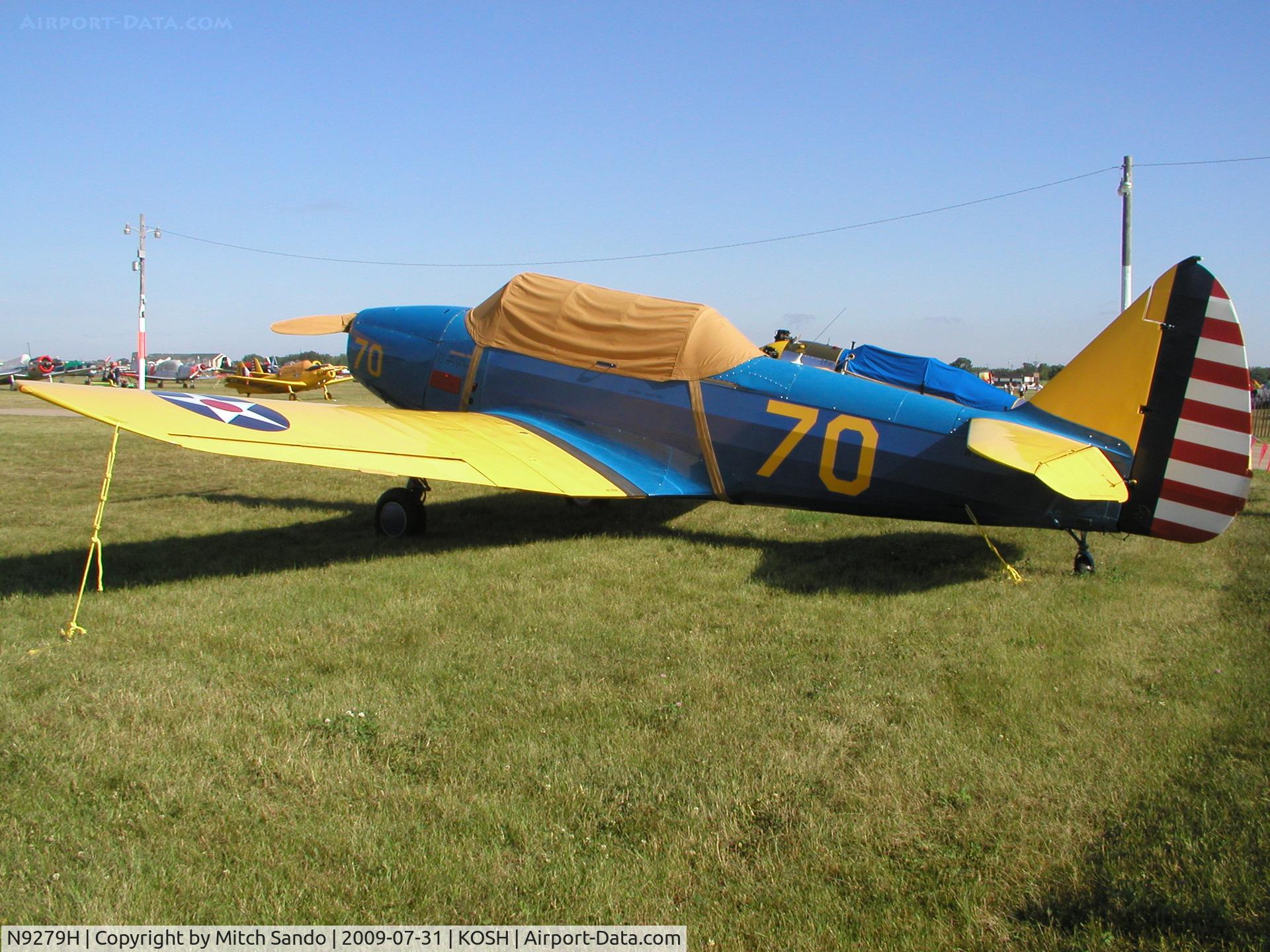 N9279H, 1943 Fairchild M-62A-3 Cornell II C/N FV391, EAA AirVenture 2009.