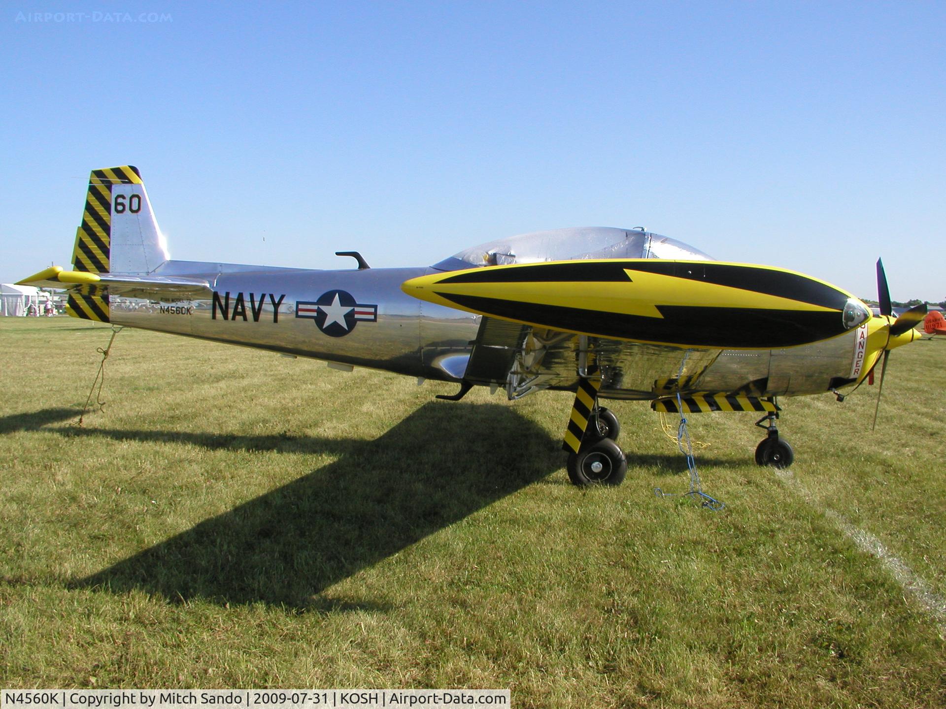 N4560K, 1948 Ryan Navion A C/N NAV-4-1560, EAA AirVenture 2009.
