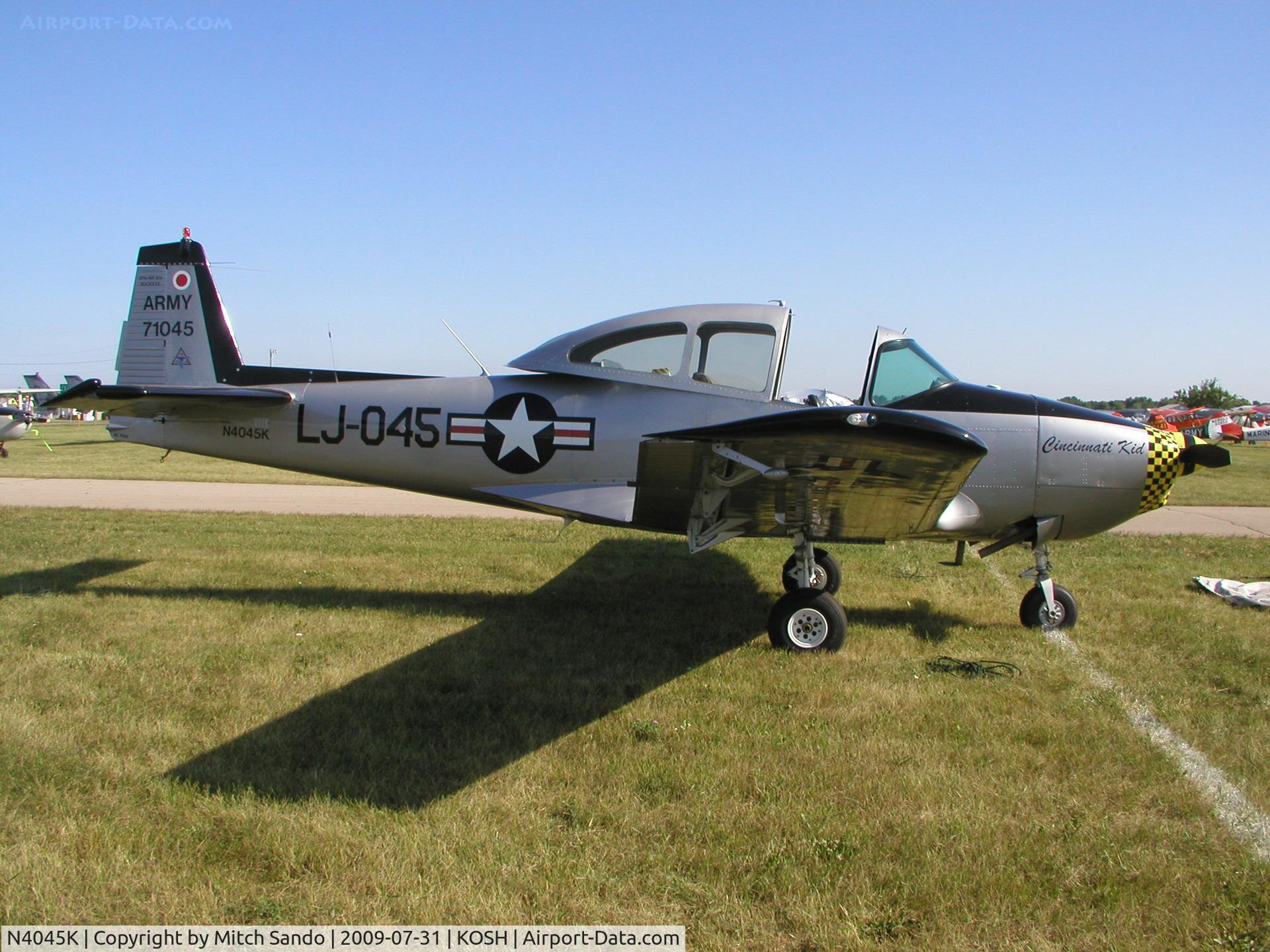 N4045K, 1947 North American Navion C/N NAV-4-1045, EAA AirVenture 2009.