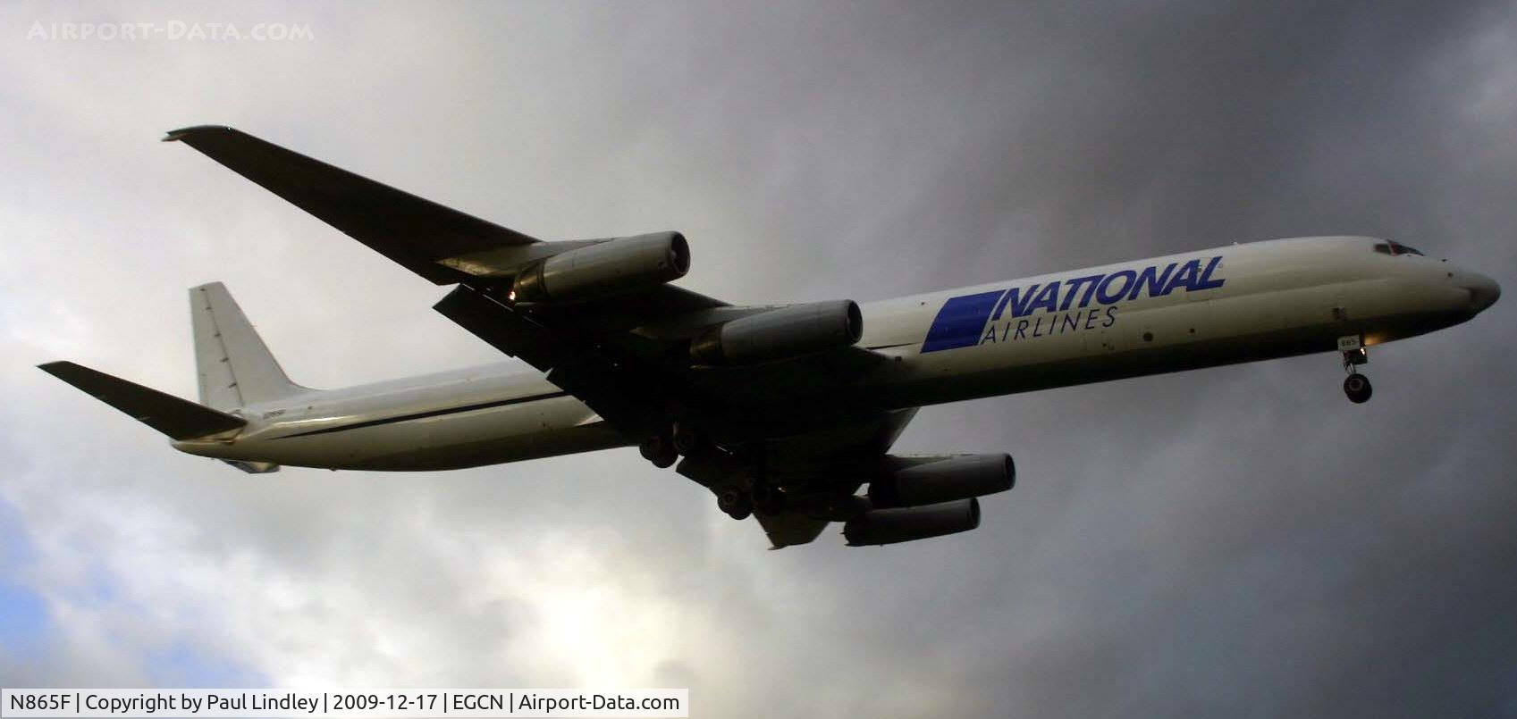 N865F, 1969 Douglas DC-8-63F C/N 46088, Inbound 0 2 for unloading