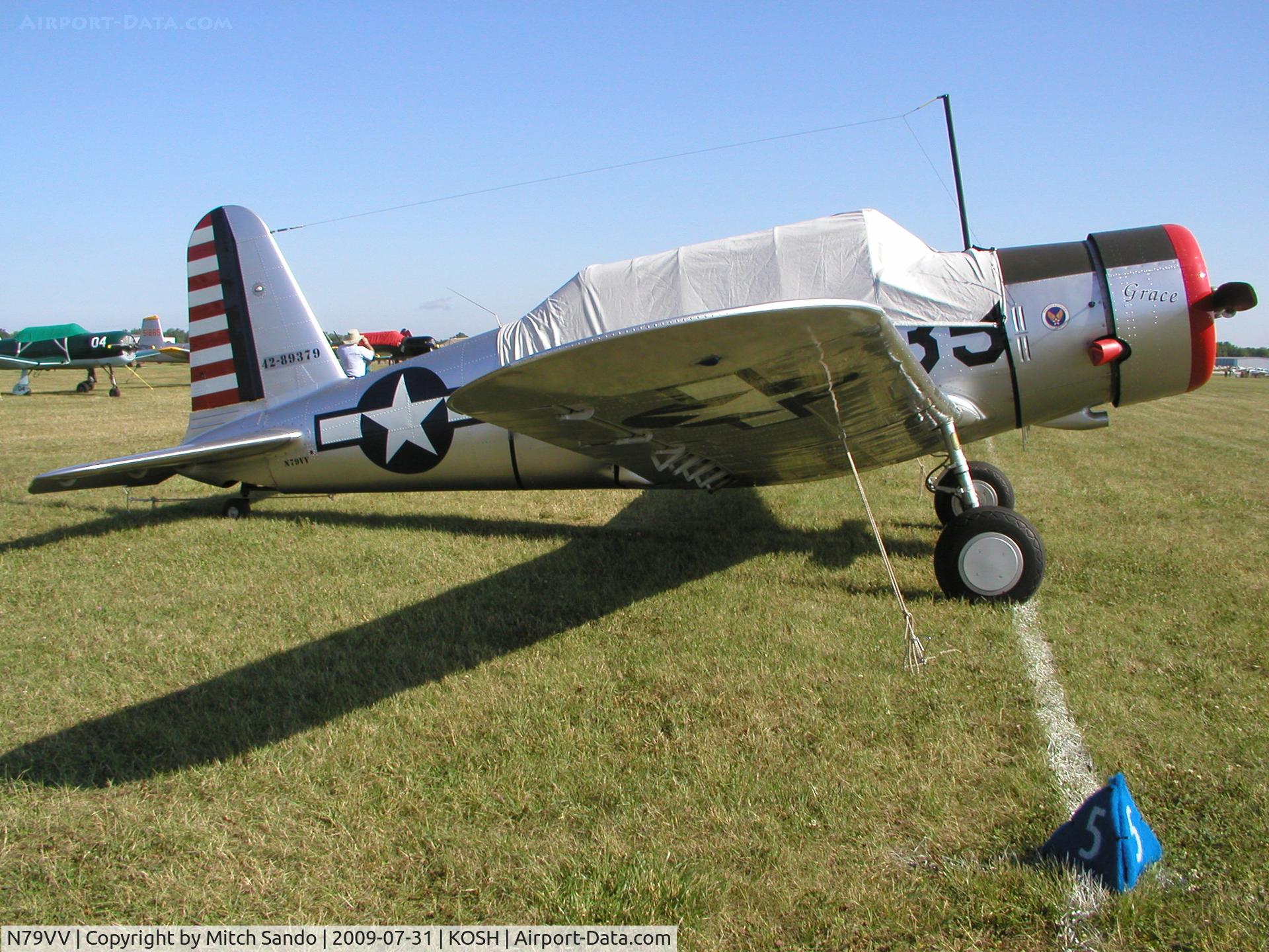 N79VV, 1942 Consolidated Vultee BT-13A C/N 11756, EAA AirVenture 2009.
