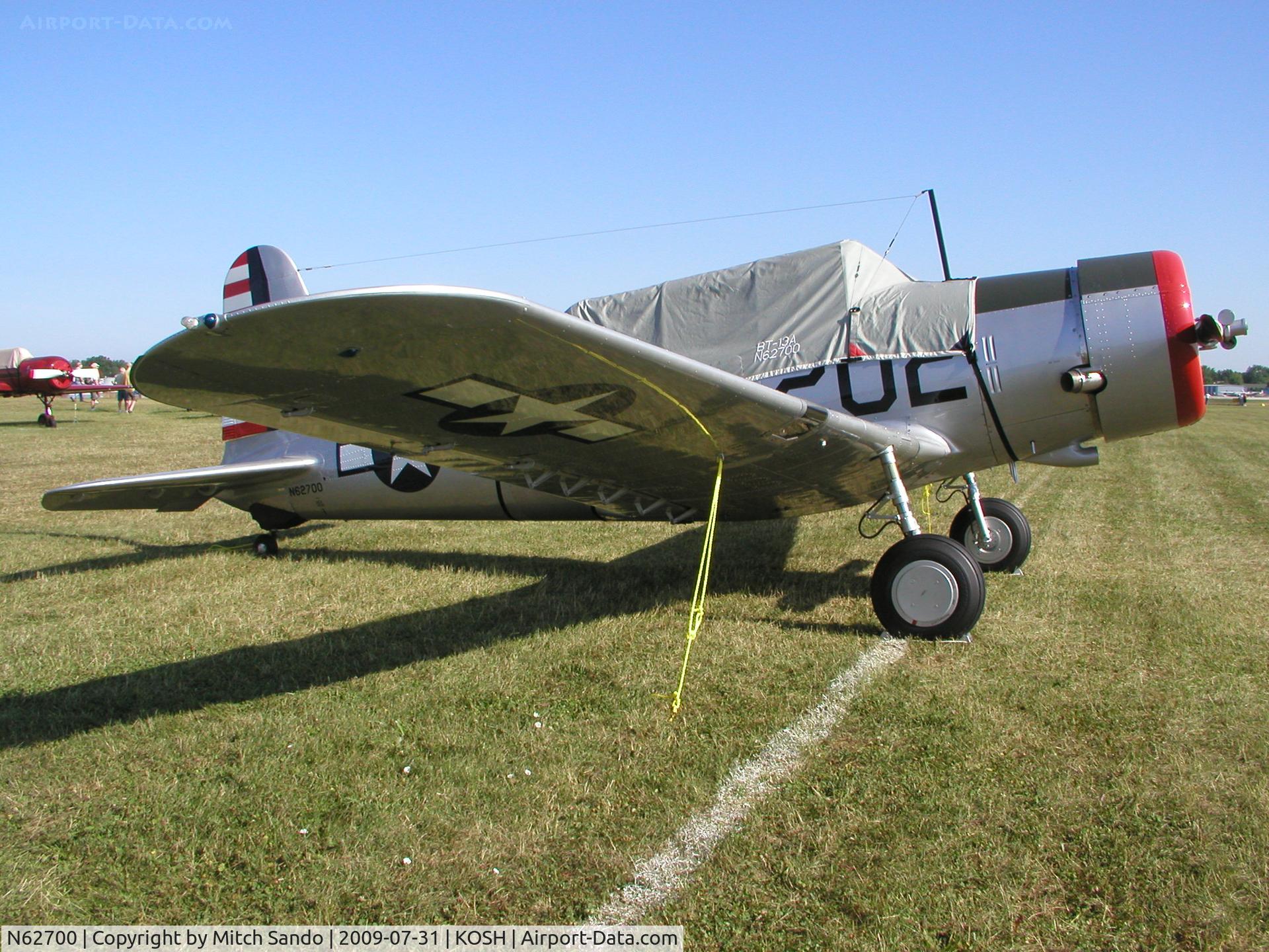 N62700, 1941 Convair BT-13A Valiant C/N 1850, EAA AirVenture 2009.