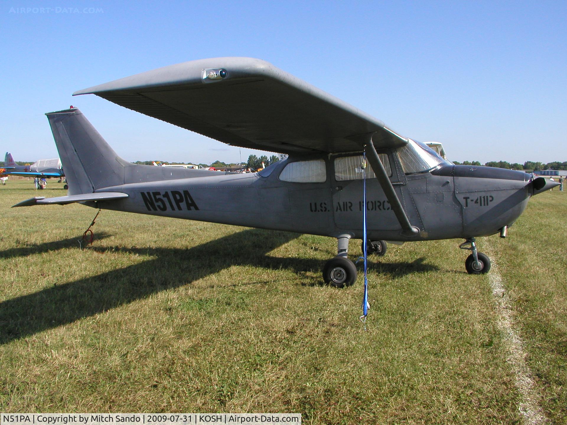 N51PA, 1972 Cessna 172M C/N 17260792, EAA AirVenture 2009.