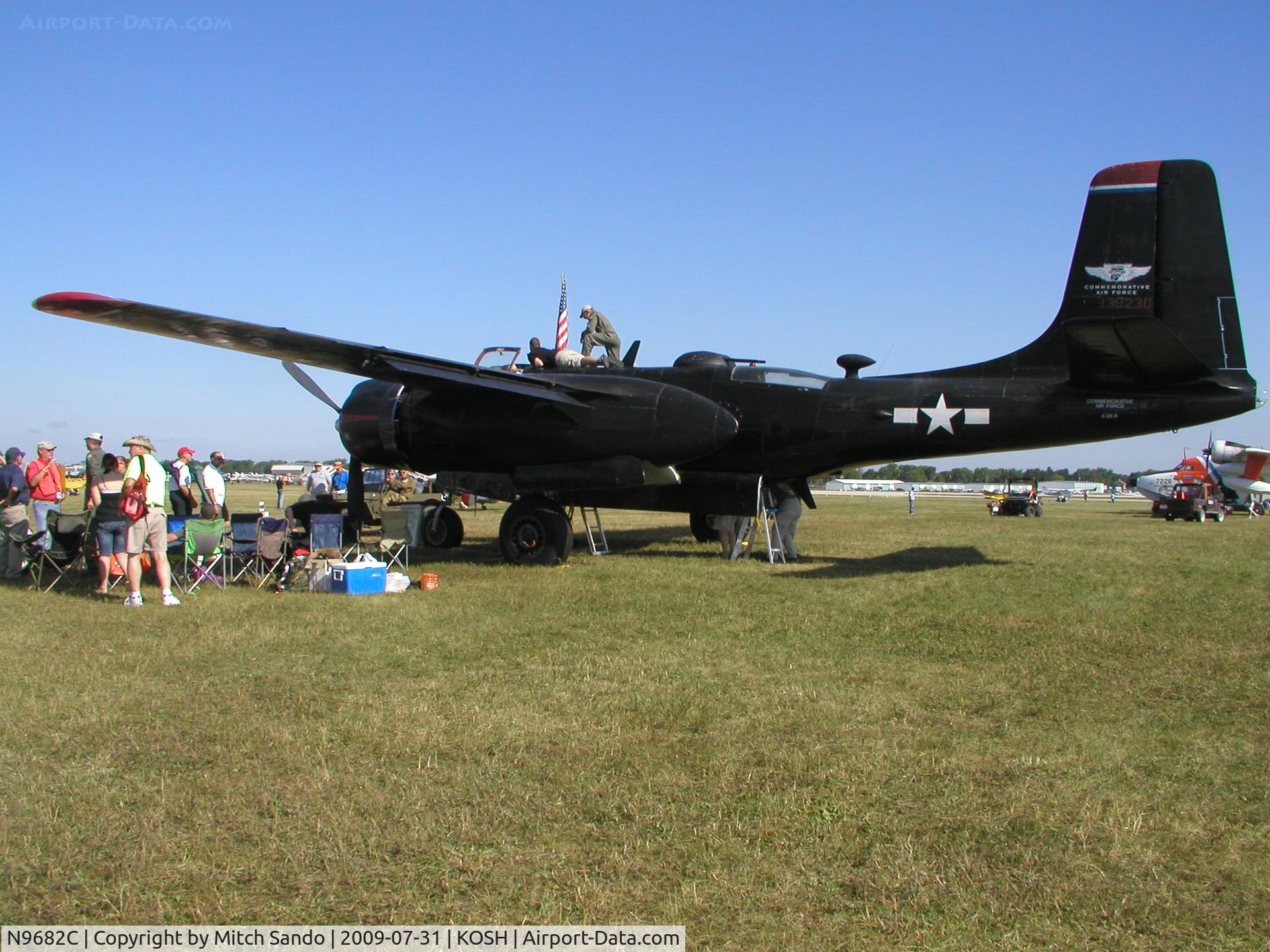 N9682C, 1944 Douglas A-26B Invader Invader C/N 6943, EAA AirVenture 2009.