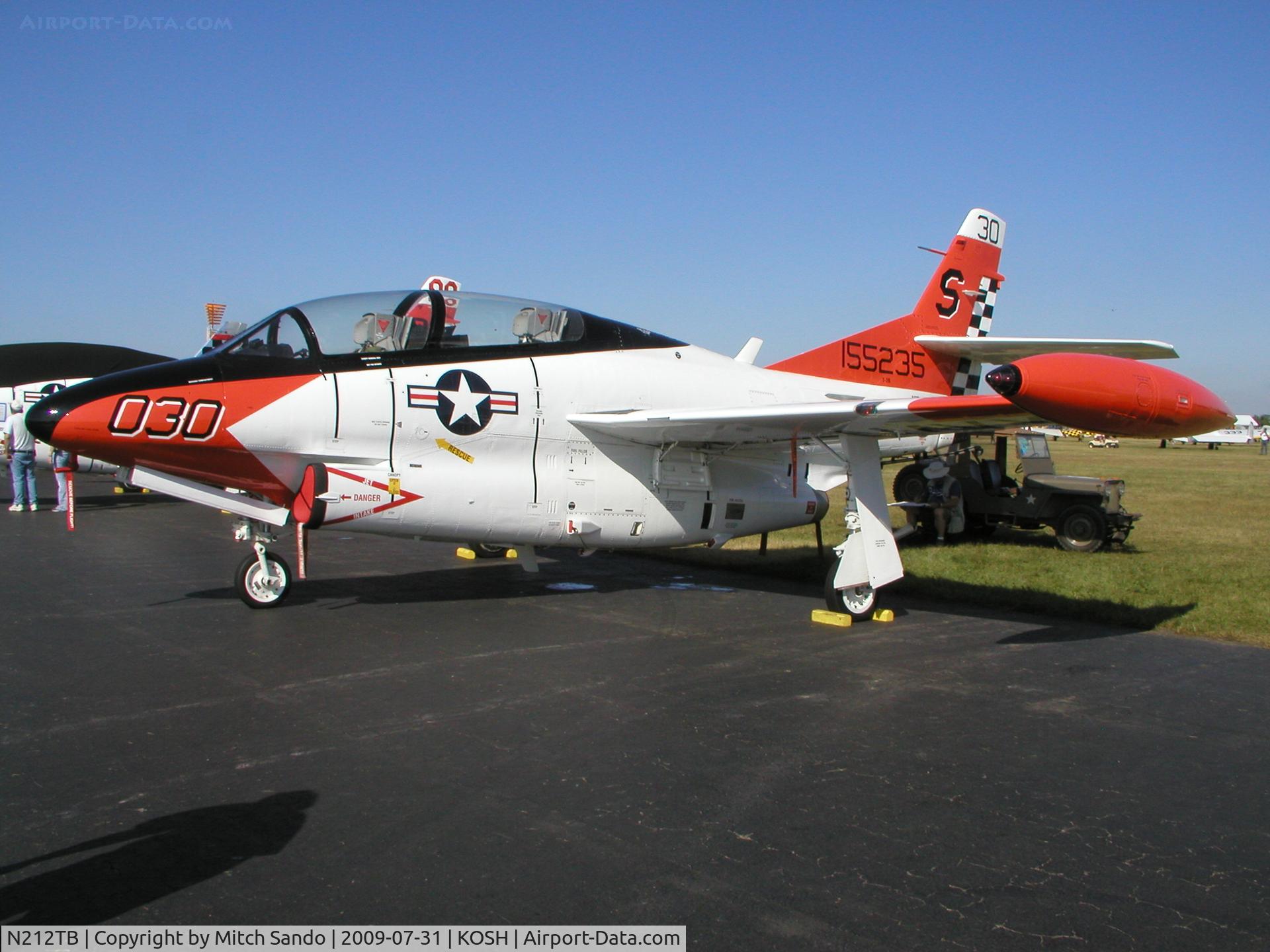 N212TB, 1968 Rockwell T-2B Buckeye C/N 310-21, EAA AirVenture 2009.