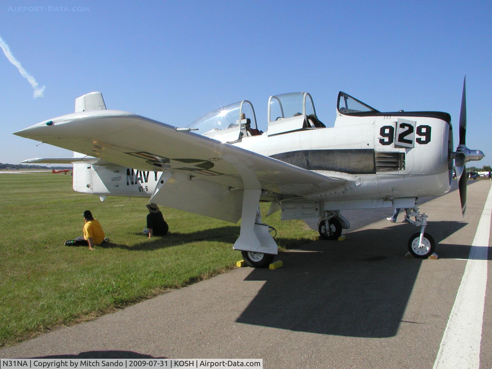 N31NA, 1954 North American T-28B C/N 140031, EAA AirVenture 2009.