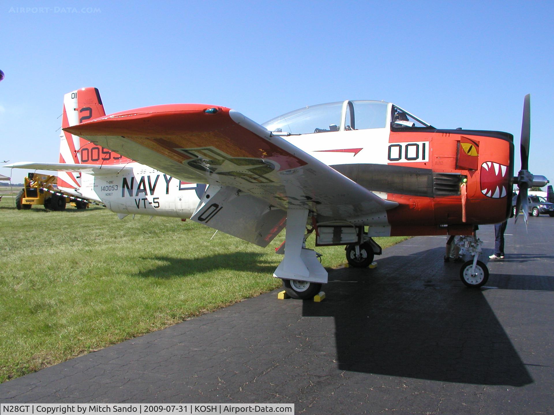 N28GT, 1955 North American T-28C Trojan C/N 226-1 (140053), EAA AirVenture 2009.