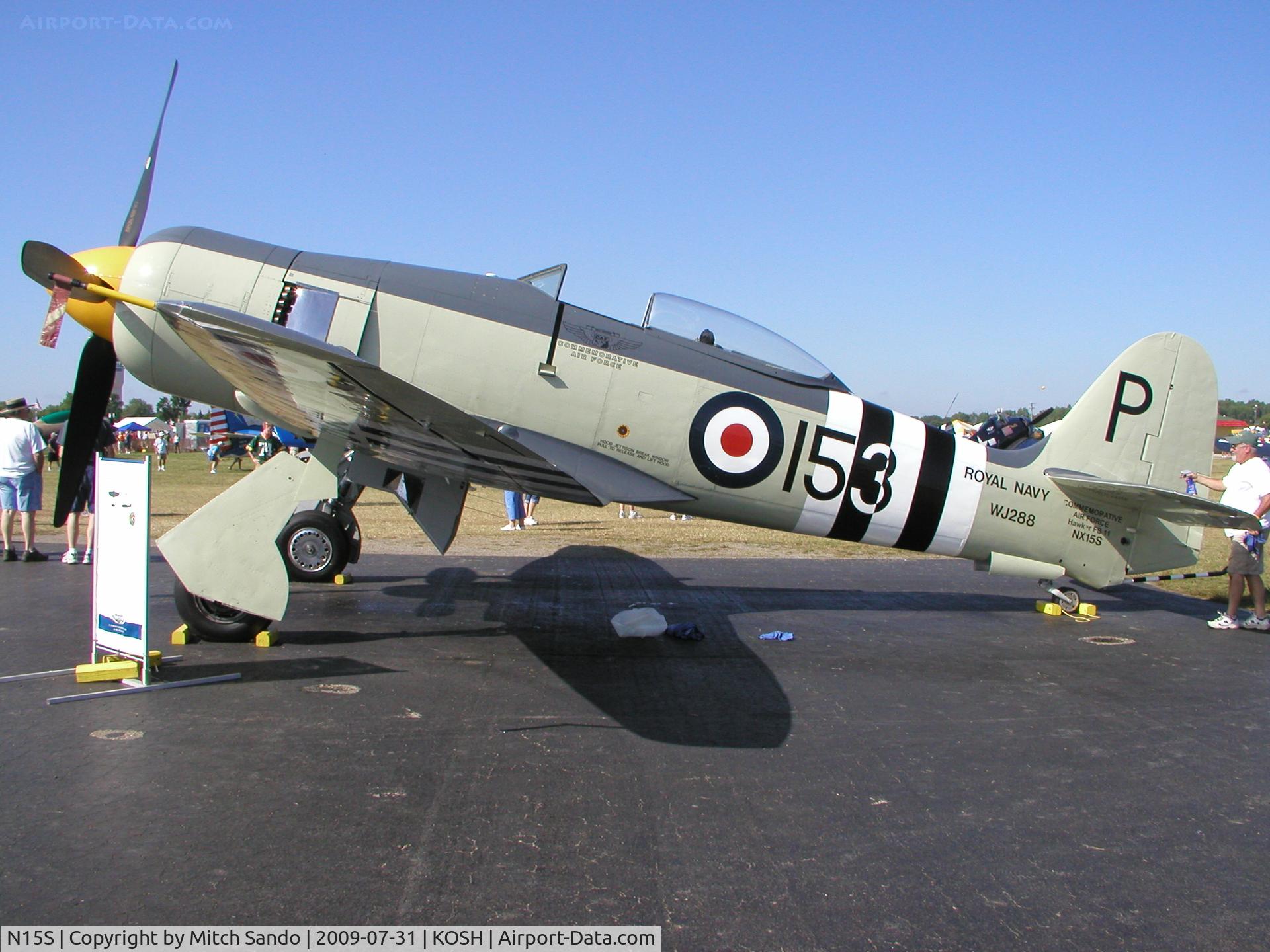 N15S, 1953 Hawker Sea Fury FB.11 C/N 41H/696792, EAA AirVenture 2009.