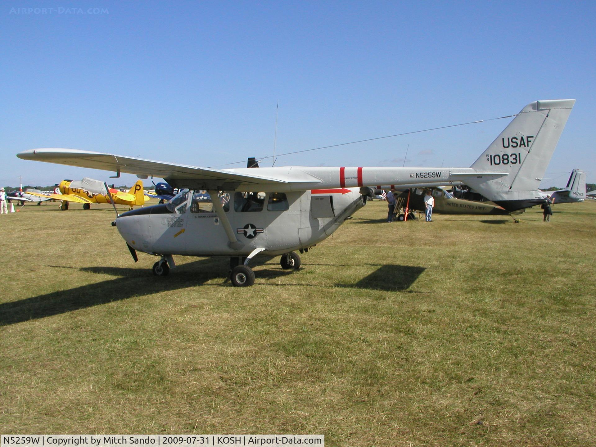 N5259W, 1968 Cessna M337B (O-2A) Super Skymaster C/N 337M-0196 (68-10831), EAA AirVenture 2009.