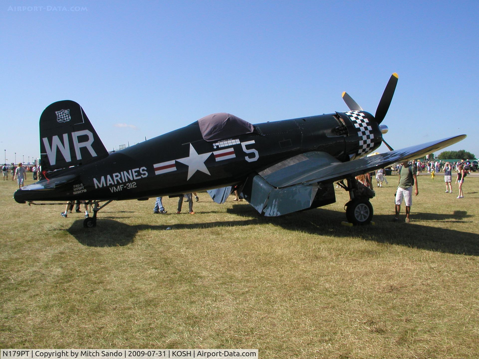 N179PT, 1948 Vought F4U-5 Corsair C/N Not found (Bu122179), EAA AirVenture 2009.