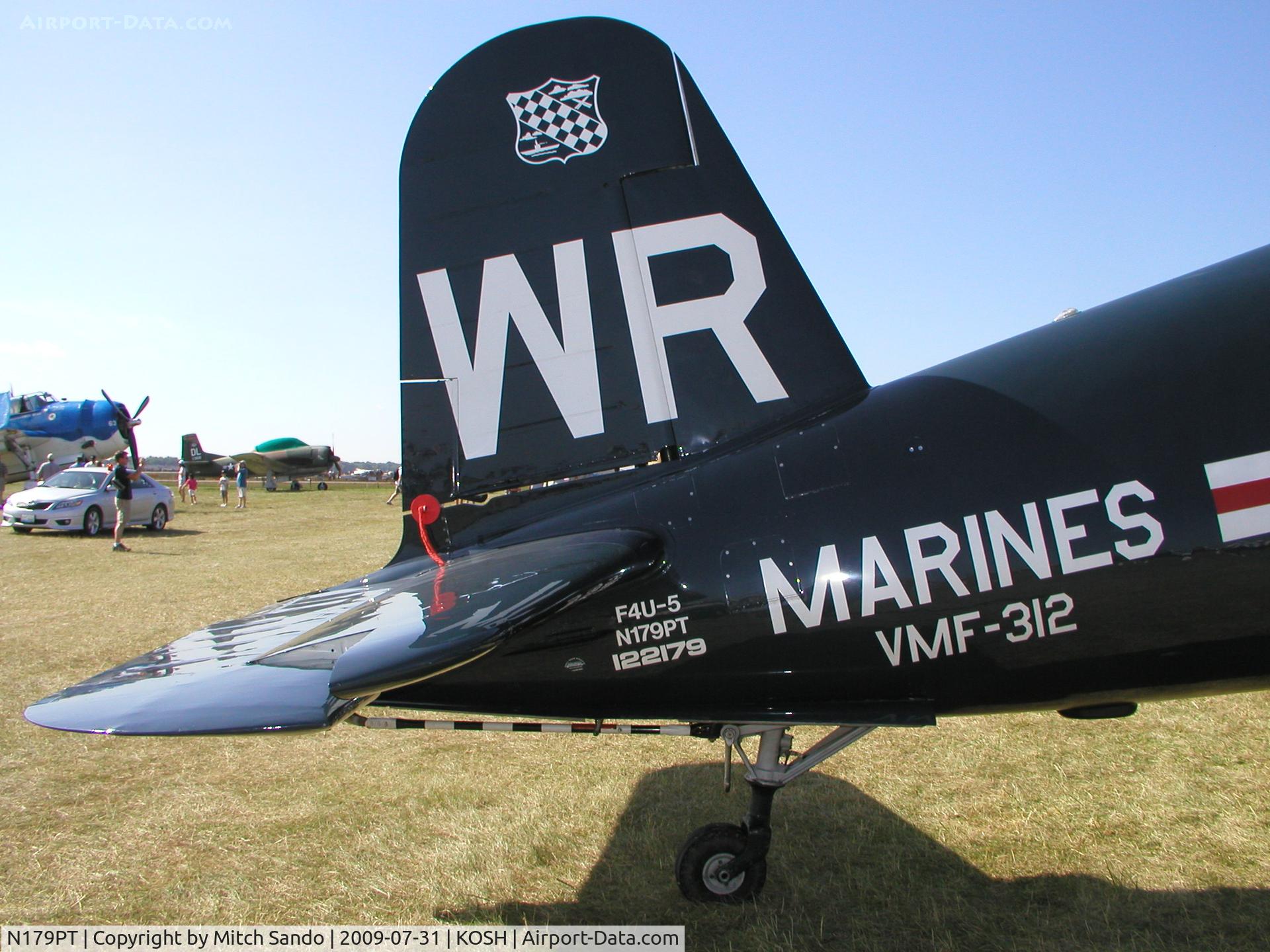 N179PT, 1948 Vought F4U-5 Corsair C/N Not found (Bu122179), EAA AirVenture 2009.