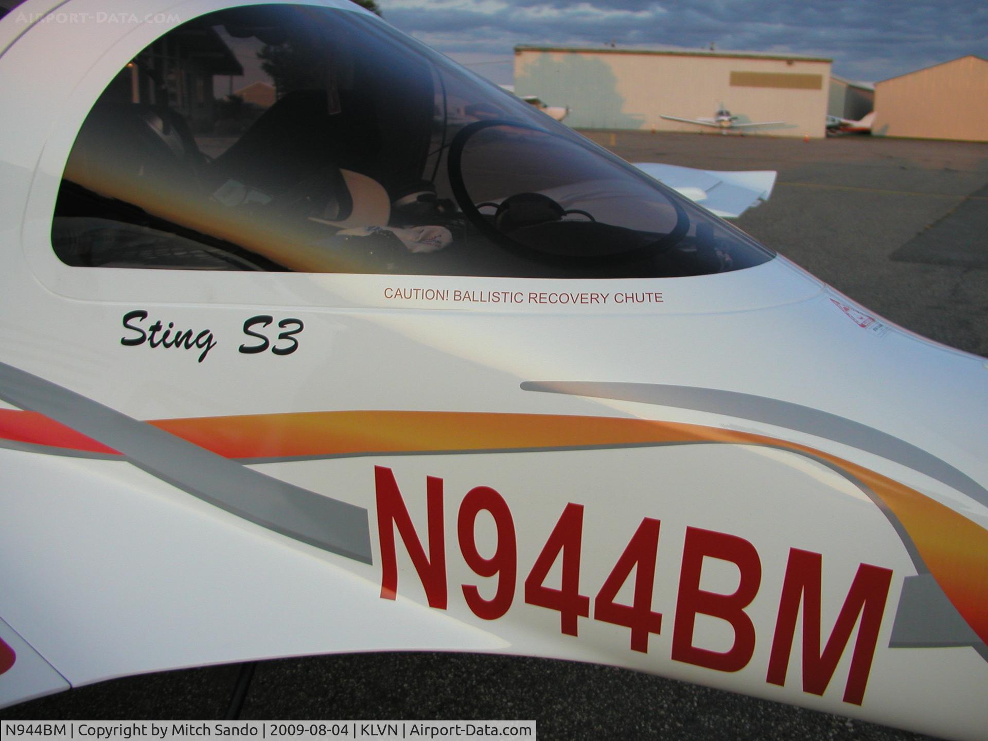 N944BM, 2008 TL Ultralight TL-2000 Sting S3 C/N TLUSA166, Parked on the ramp at Airlake.