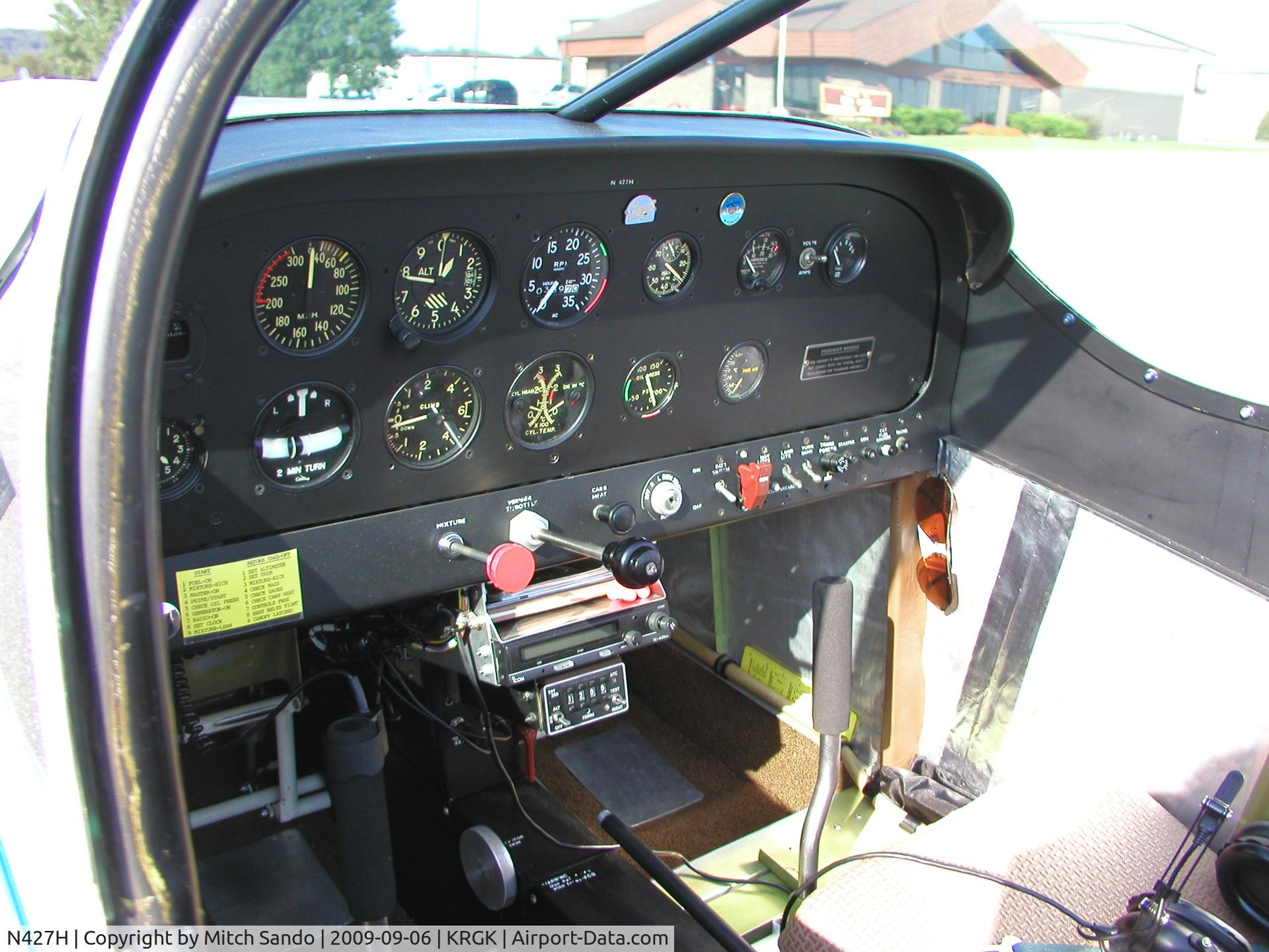 N427H, 1971 Thorp T-18 Tiger C/N 427, Parked on the ramp at Red Wing.