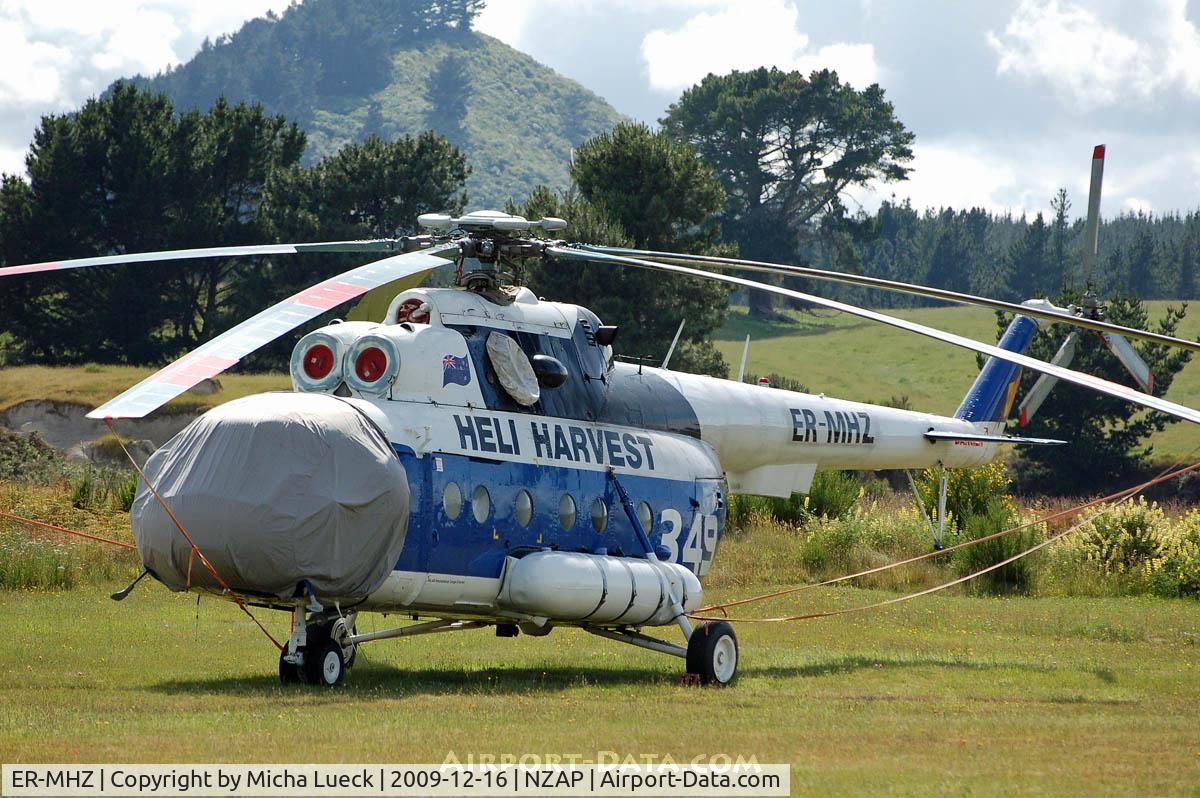 ER-MHZ, Mil Mi-8MTV-1 C/N 96078, At Taupo