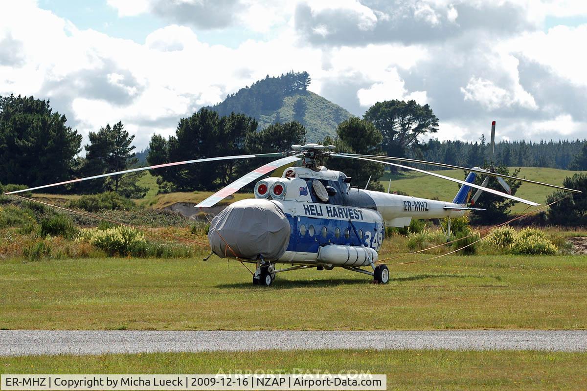 ER-MHZ, Mil Mi-8MTV-1 C/N 96078, At Taupo