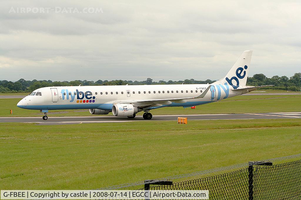 G-FBEE, 2007 Embraer 195LR (ERJ-190-200LR) C/N 19000093, seen @ Manchester