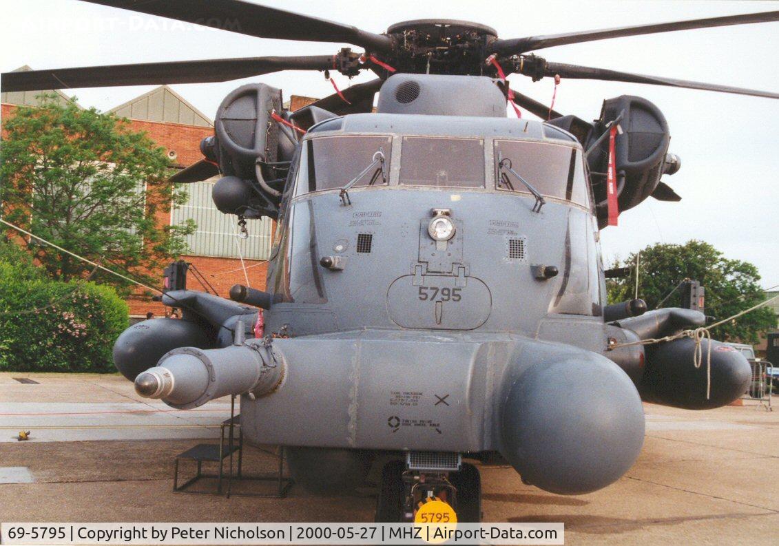 69-5795, 1969 Sikorsky MH-53J Pave Low III C/N 65-250, Another view of the MH-53M Pave Low III in the static park at the Mildenhall Air Fete of 2000.
