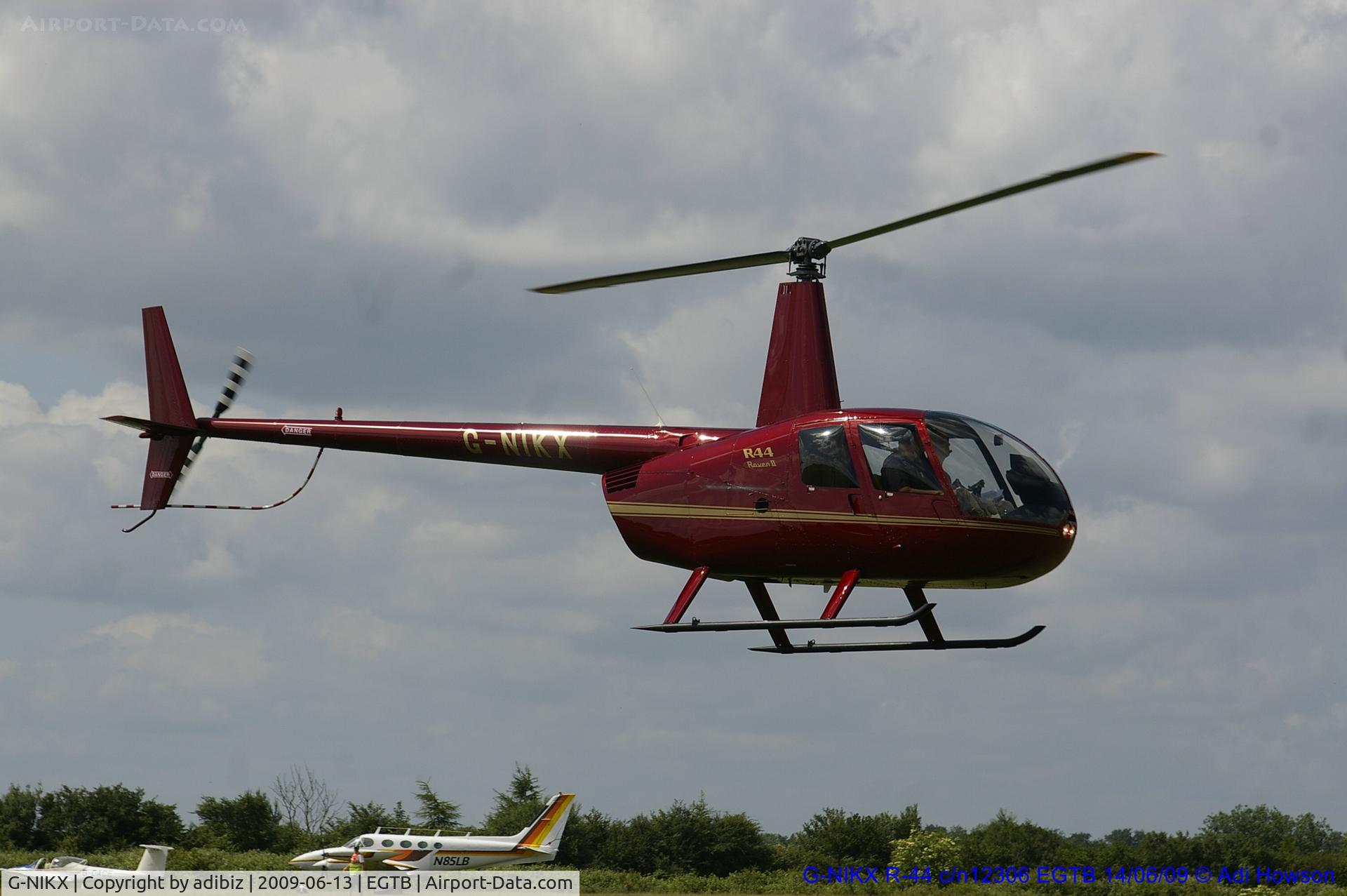 G-NIKX, 2008 Robinson R44 Raven II C/N 12306, R-44