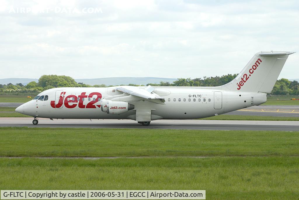 G-FLTC, 1991 British Aerospace BAe.146-300 C/N E3205, seen @ Manchester