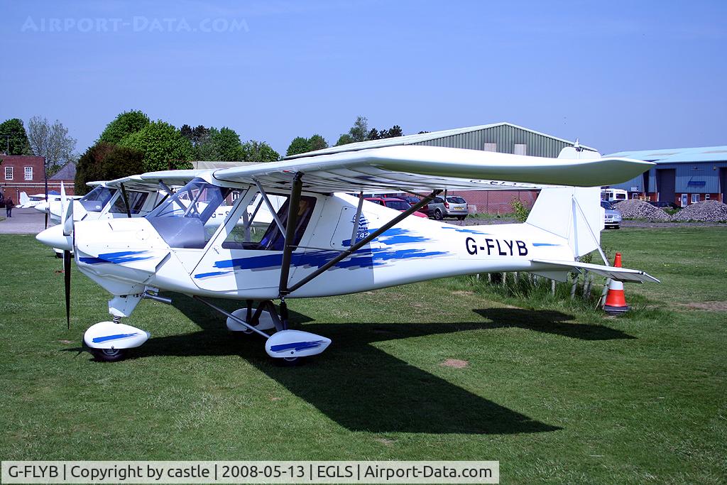 G-FLYB, 2003 Comco Ikarus C42 FB100 C/N 0309-6572, seen @ Old Sarum