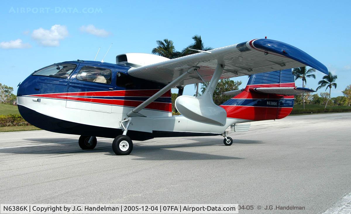 N6386K, 1947 Republic RC-3 Seabee C/N 615, on runway at Ocean Reef