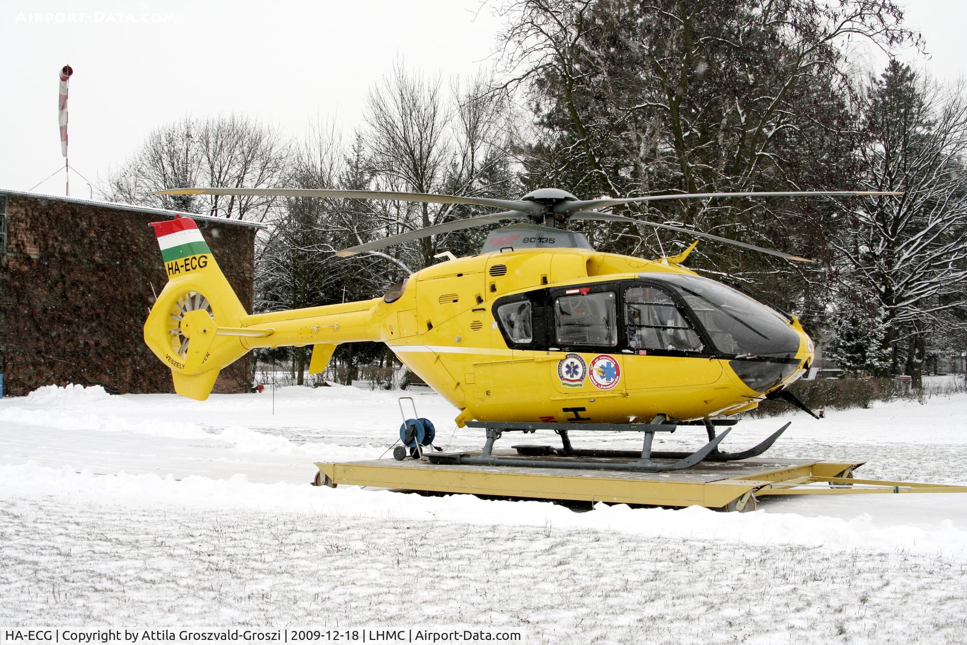 HA-ECG, 2005 Eurocopter EC-135T-2 C/N 0387, Miskolc Airport - Hungary