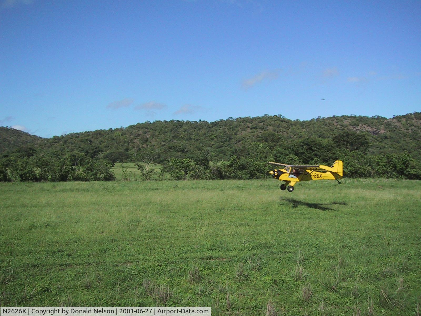 N2626X, 1997 Skystar Kitfox Model 4 C/N JCU-110, Landing at the Llanos (Venezuela) YV26X (Now N2626X)