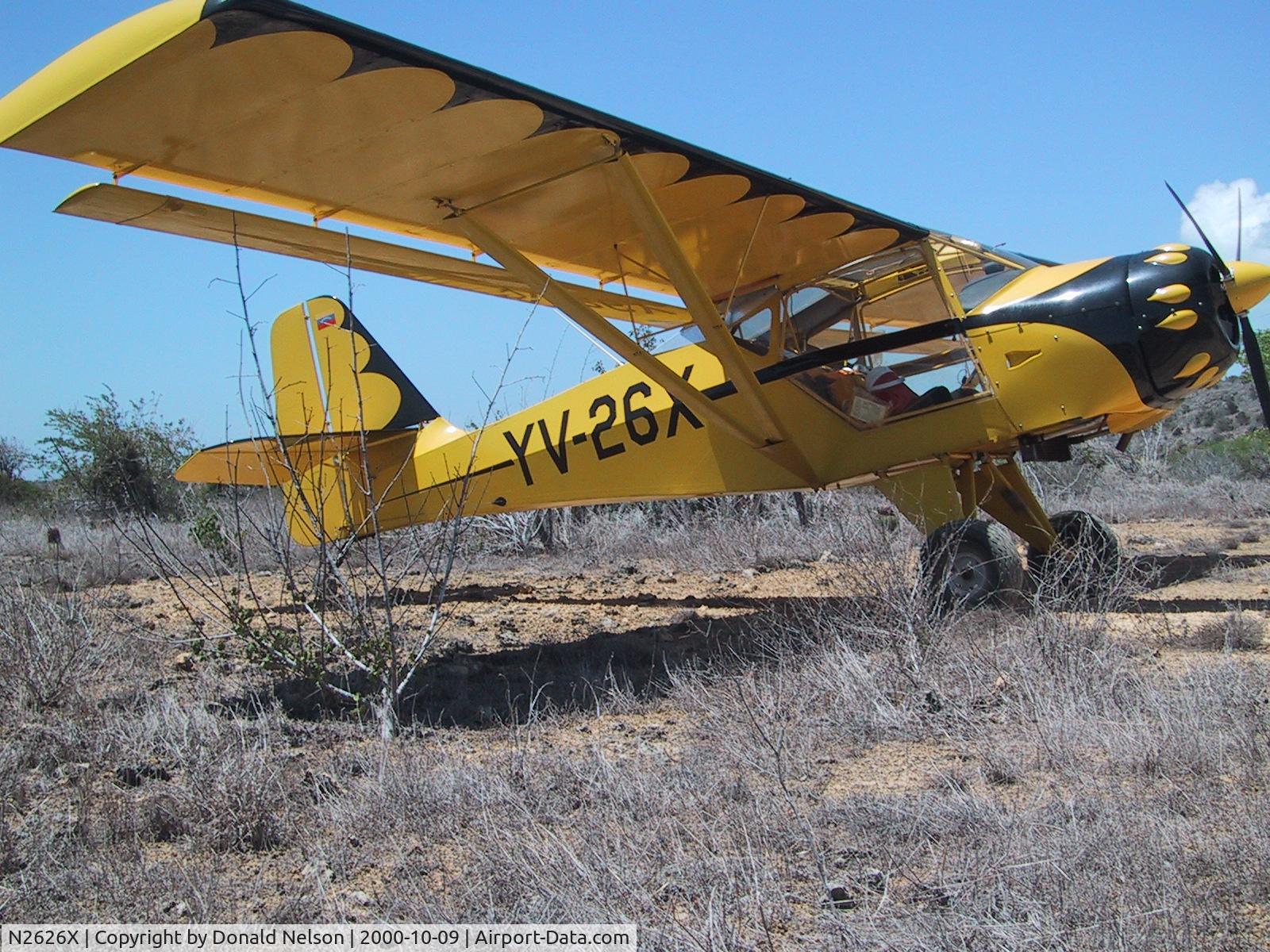 N2626X, 1997 Skystar Kitfox Model 4 C/N JCU-110, Tortuga Island (Venezuela) YV26X (Now N2626X)