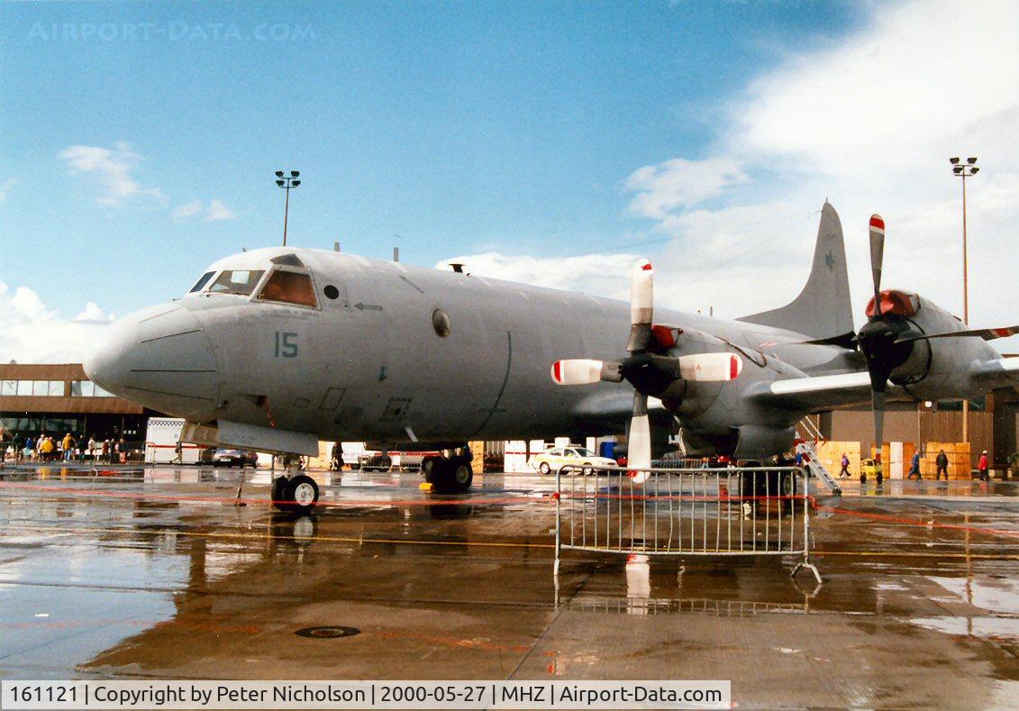 161121, 1980 Lockheed P-3C BMUP+ Orion C/N 285A-5700, P-3C Orion of VQ-2 in the static display at the Mildenhall Air Fete of 2000.
