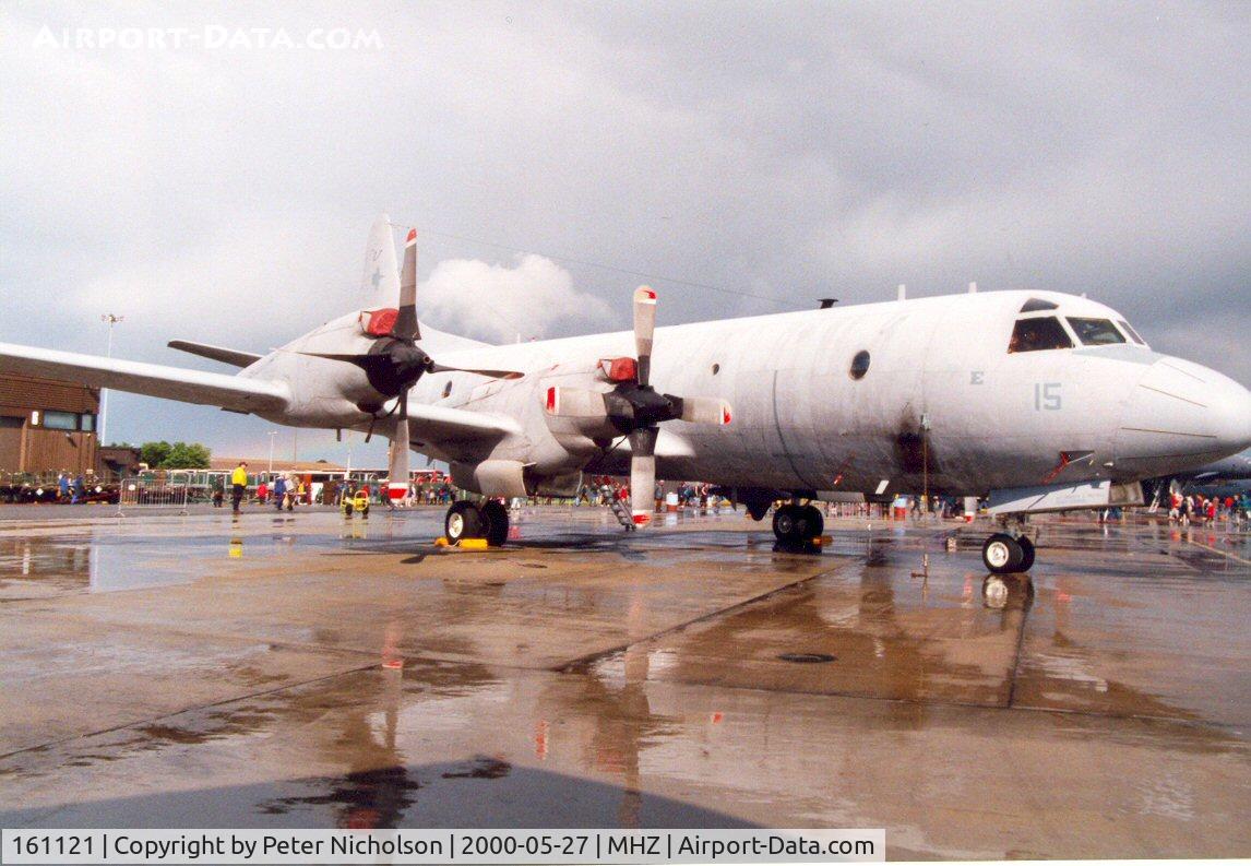 161121, 1980 Lockheed P-3C BMUP+ Orion C/N 285A-5700, Another view of the VQ-2 P-3C Orion in the static park at the Mildenhall Air Fete of 2000.