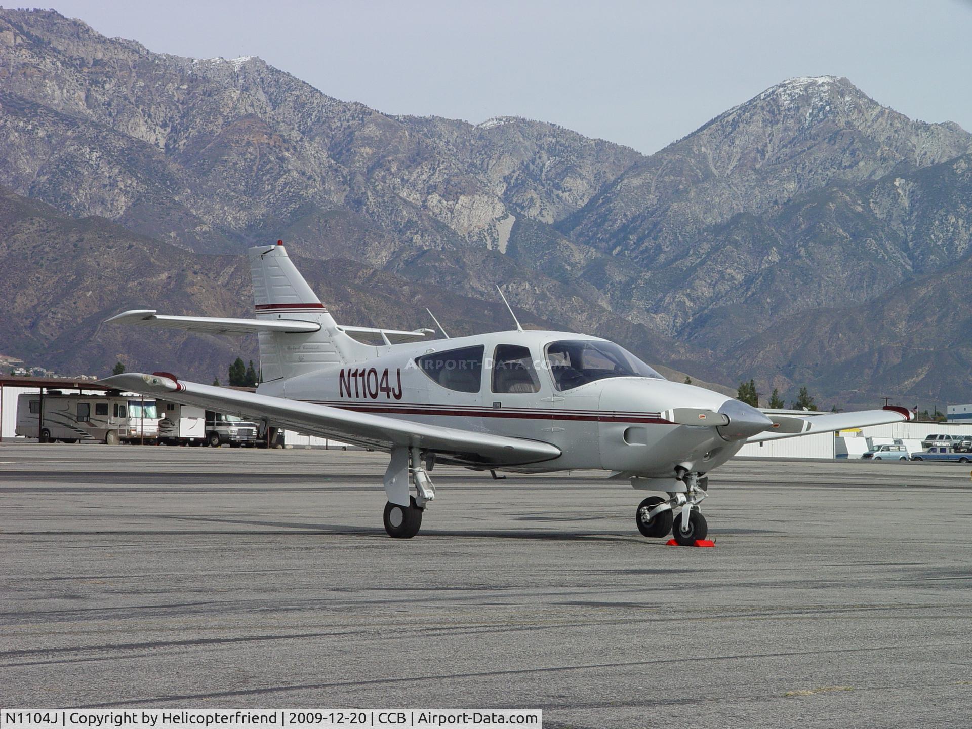 N1104J, 1973 Aero Commander 112 C/N 104, Parked at Cable