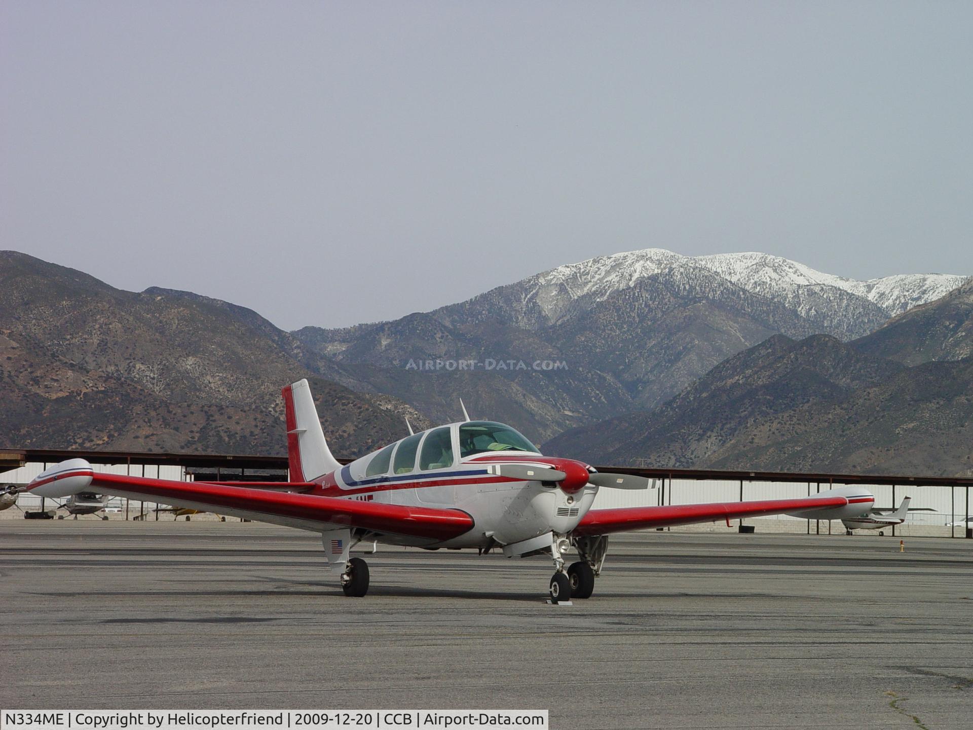 N334ME, 1963 Beech 35-B33 Debonair C/N CD-625, Parked at Cable