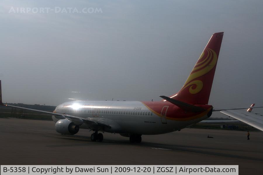 B-5358, 2007 Boeing 737-84P C/N 35077, Hainan Airliners 737-800
